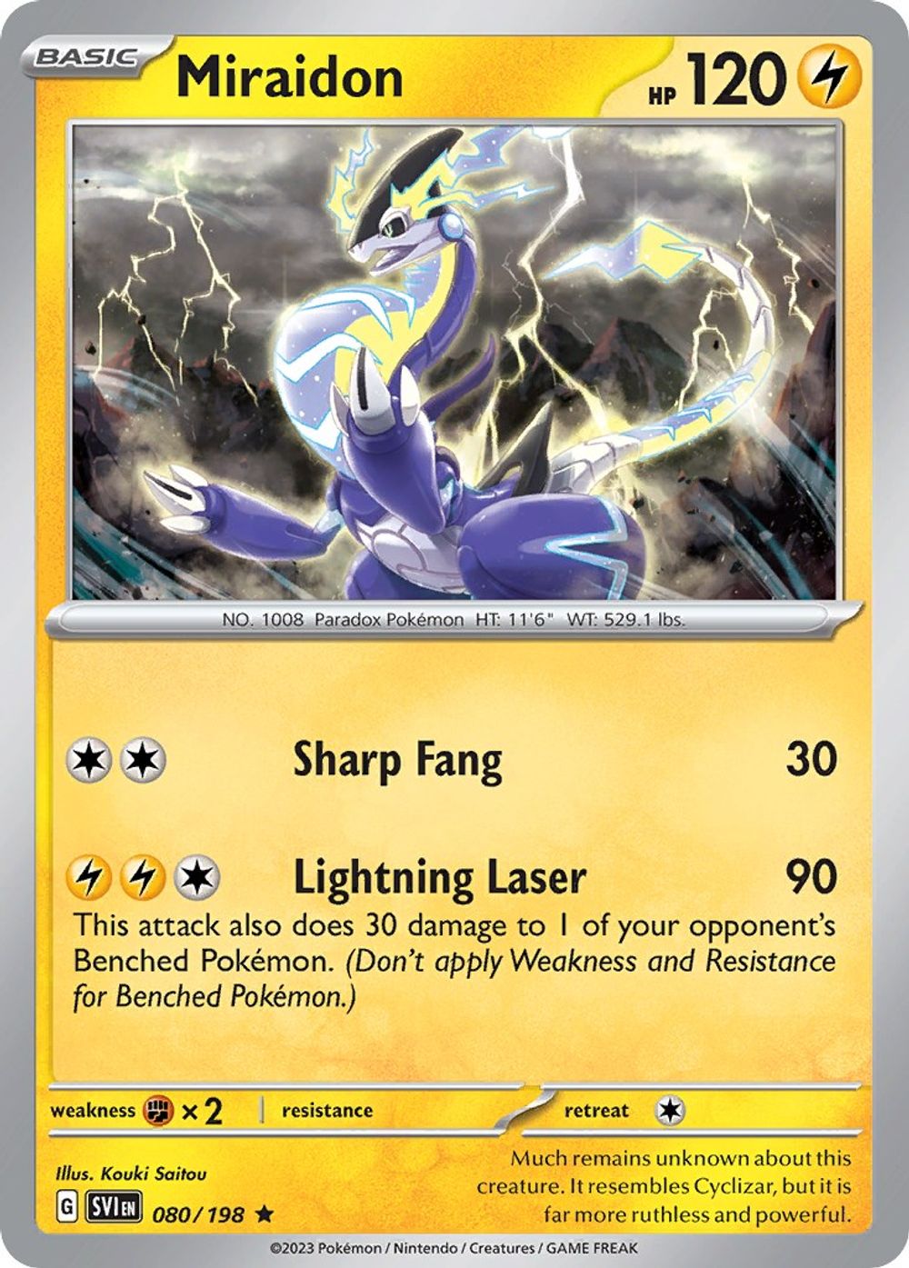 Miraidon - 080/198 — Deck Exclusives