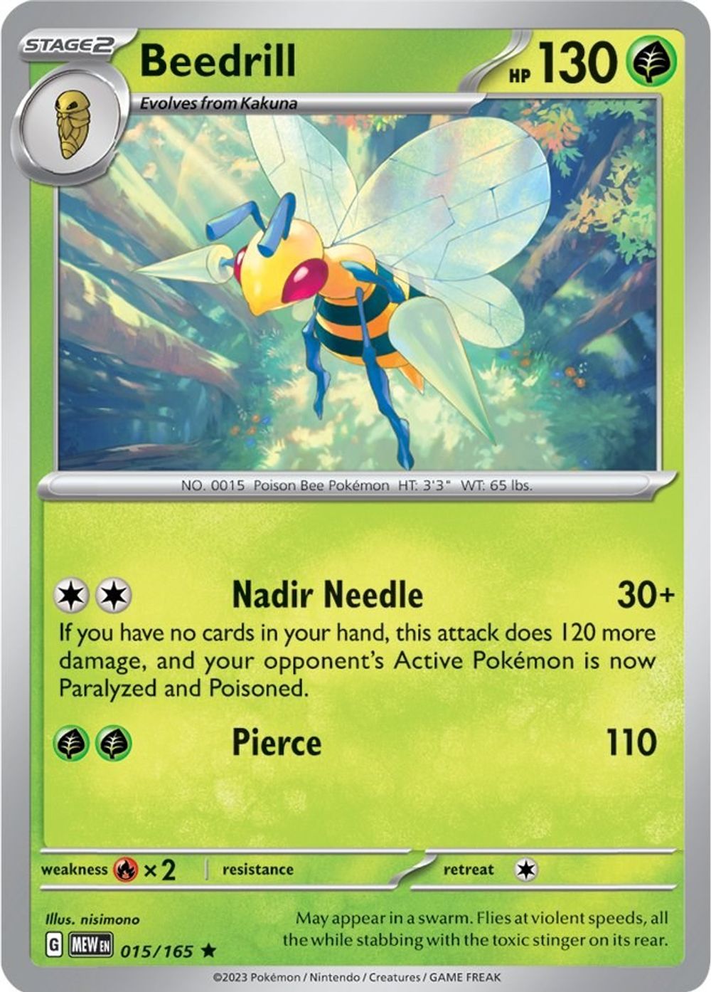 Beedrill — SV: Scarlet & Violet 151