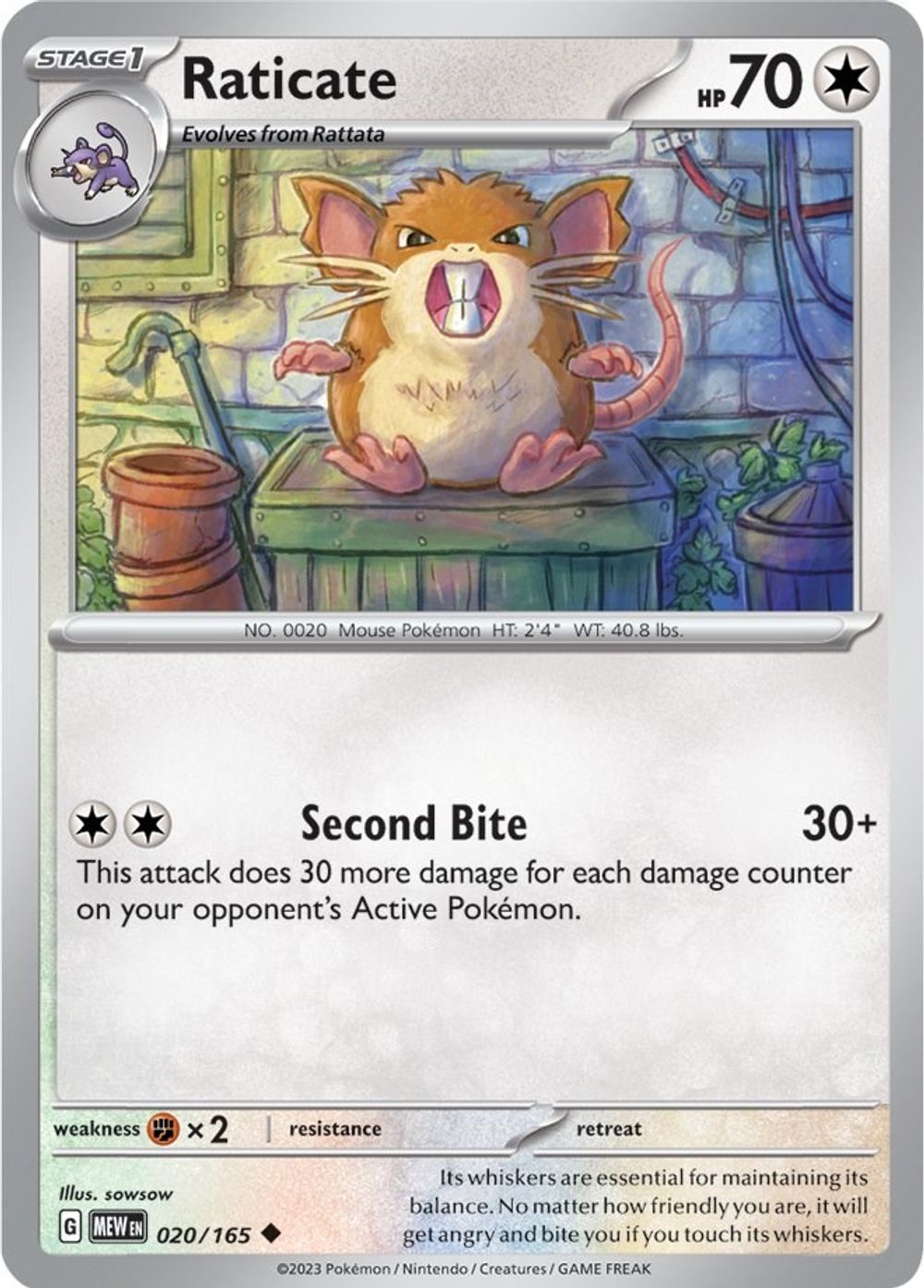 Raticate — SV: Scarlet & Violet 151