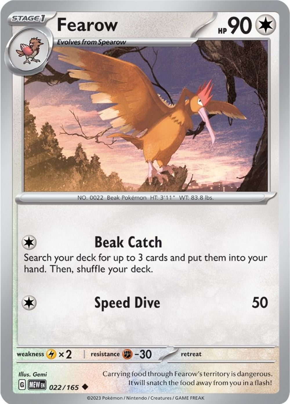 Fearow — SV: Scarlet & Violet 151