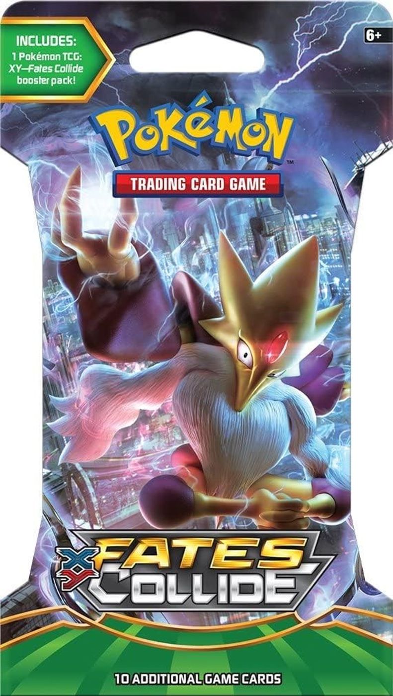 XY - Fates Collide Sleeved Booster Pack [Mega Alakazam] — XY - Fates Collide