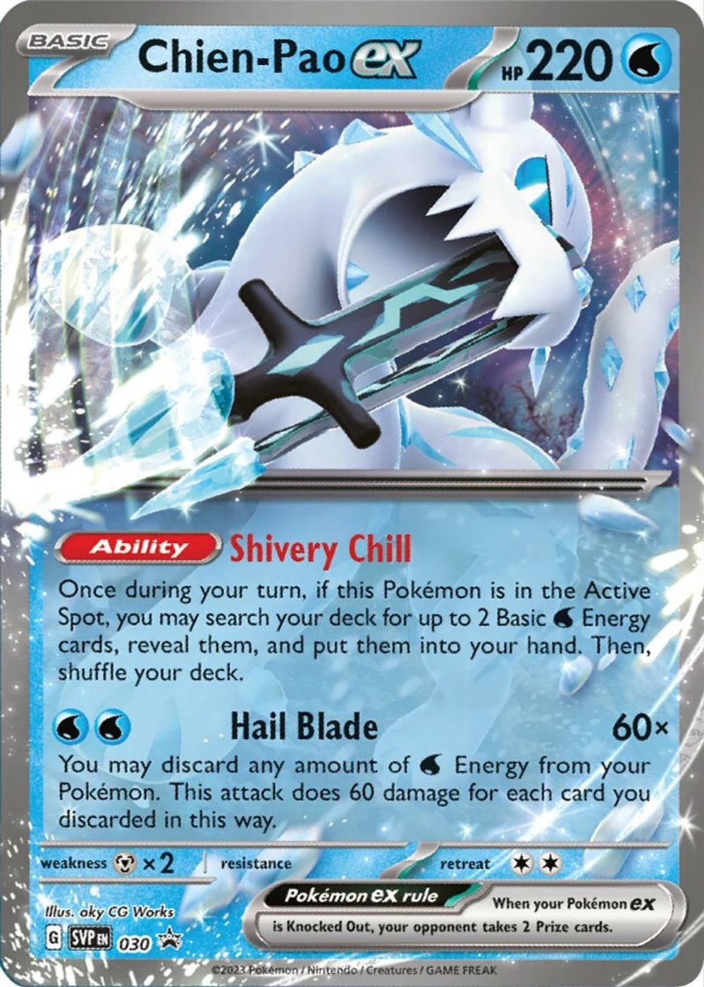 Chien-Pao ex - 030 — SV: Scarlet & Violet Promo Cards