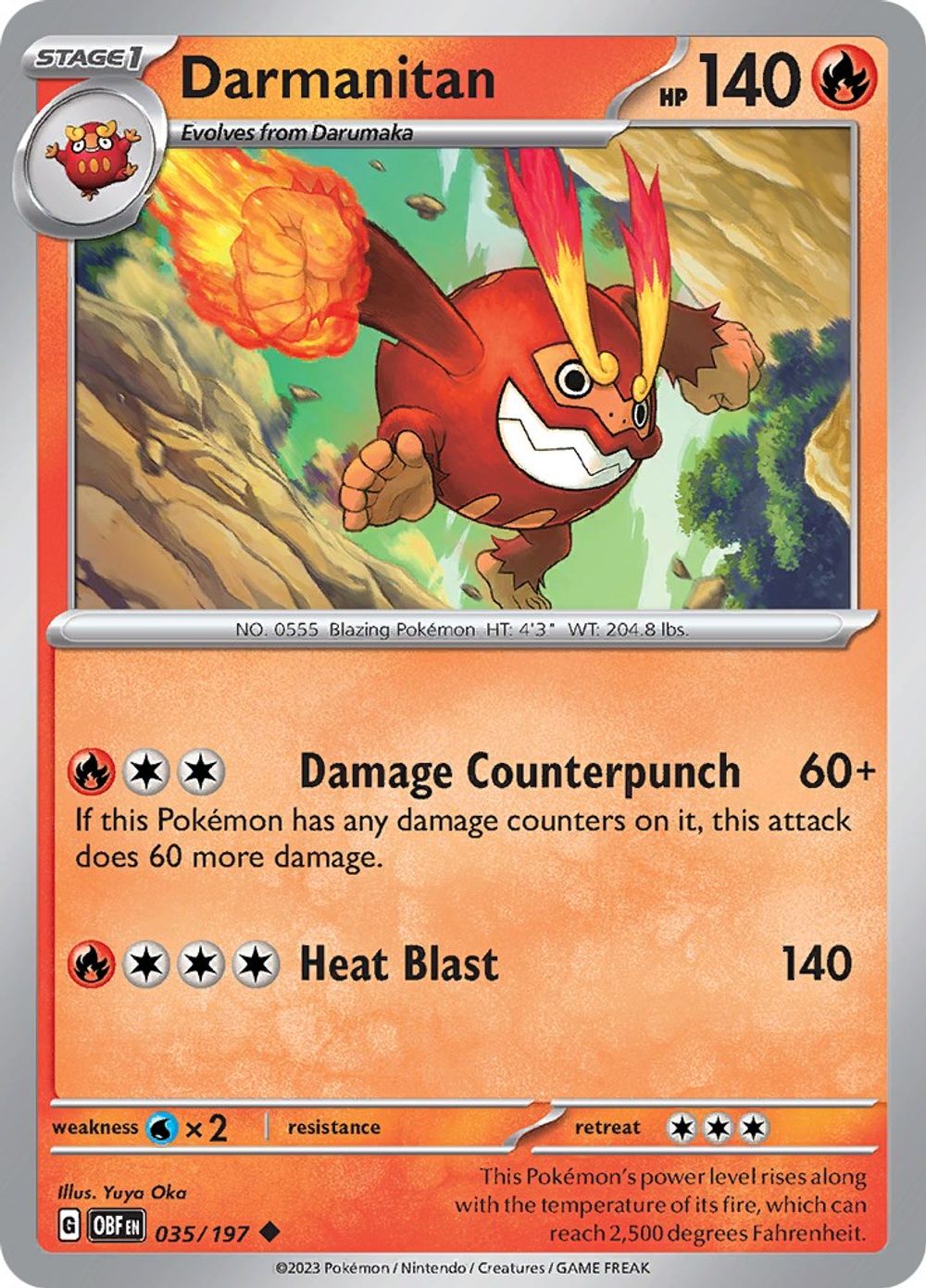Darmanitan — SV03: Obsidian Flames