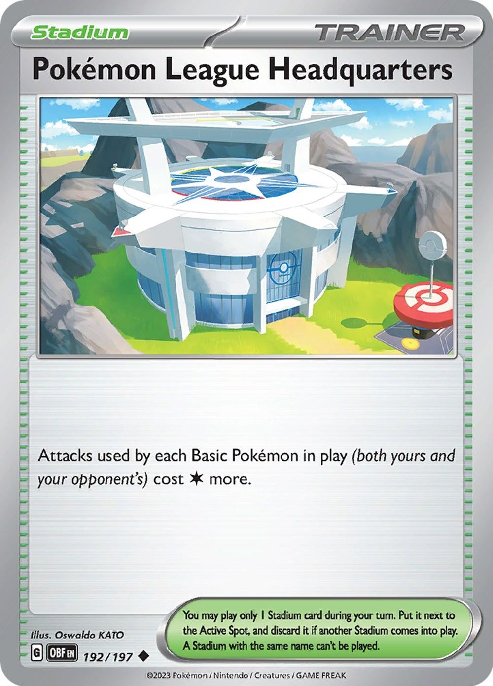 Pokemon League Headquarters — SV03: Obsidian Flames