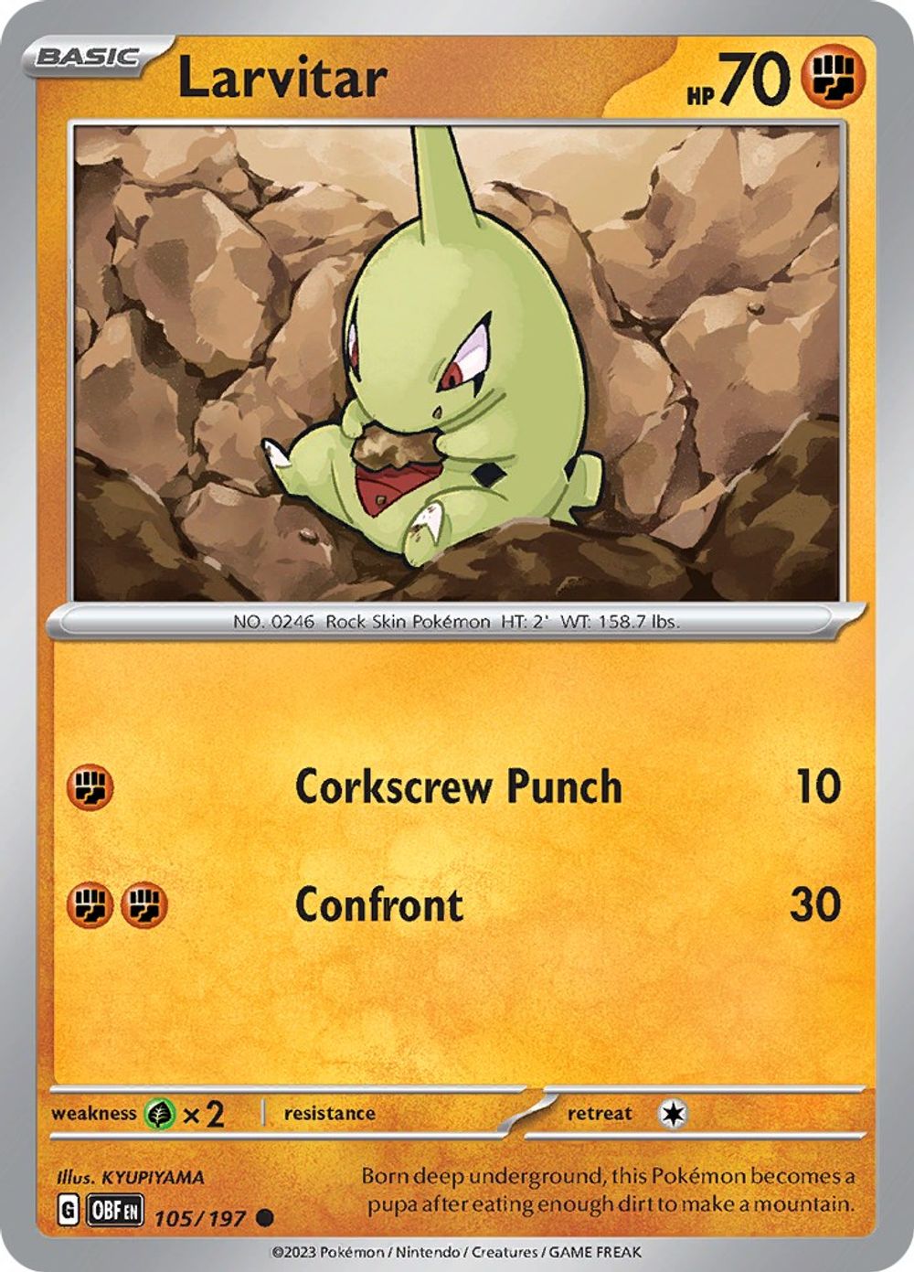 Larvitar — SV03: Obsidian Flames