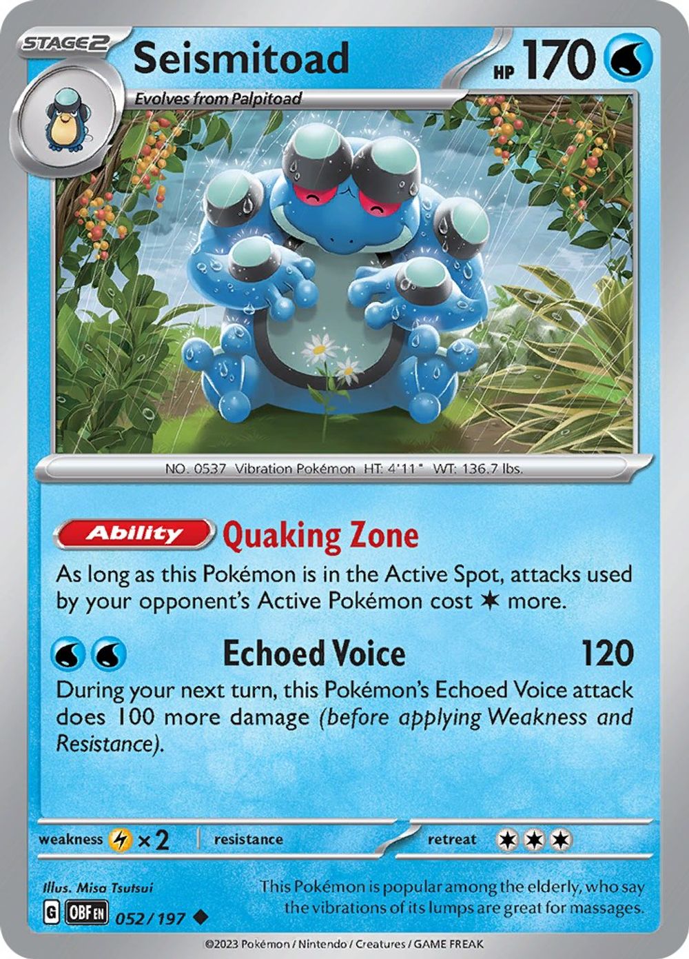 Seismitoad — SV03: Obsidian Flames