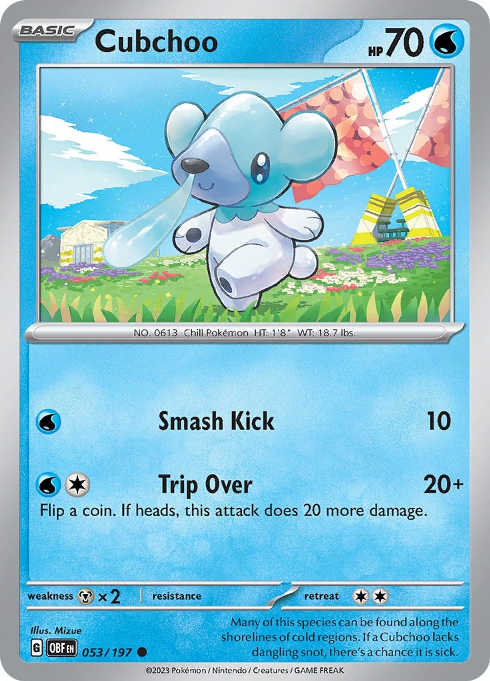 Cubchoo — SV03: Obsidian Flames