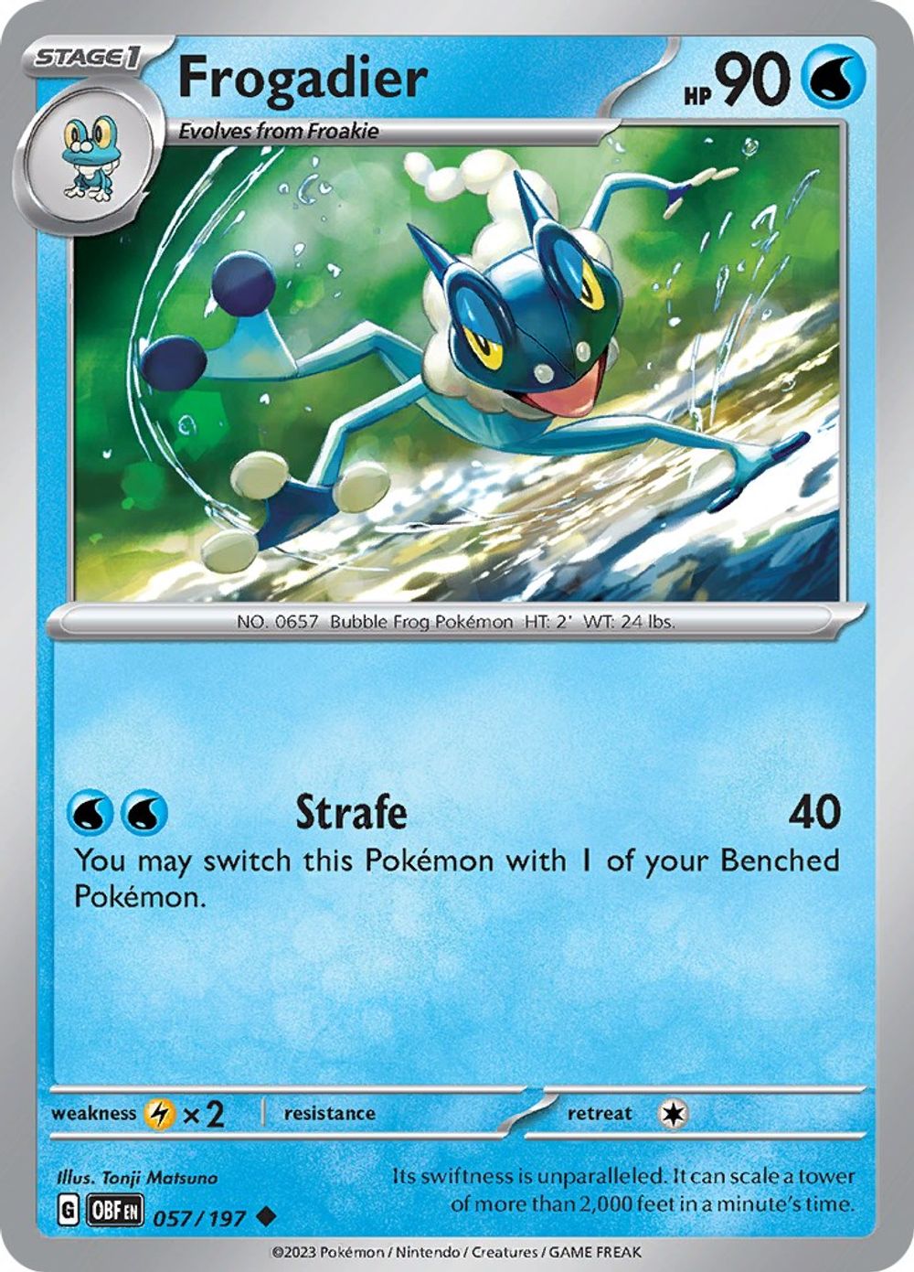 Frogadier — SV03: Obsidian Flames