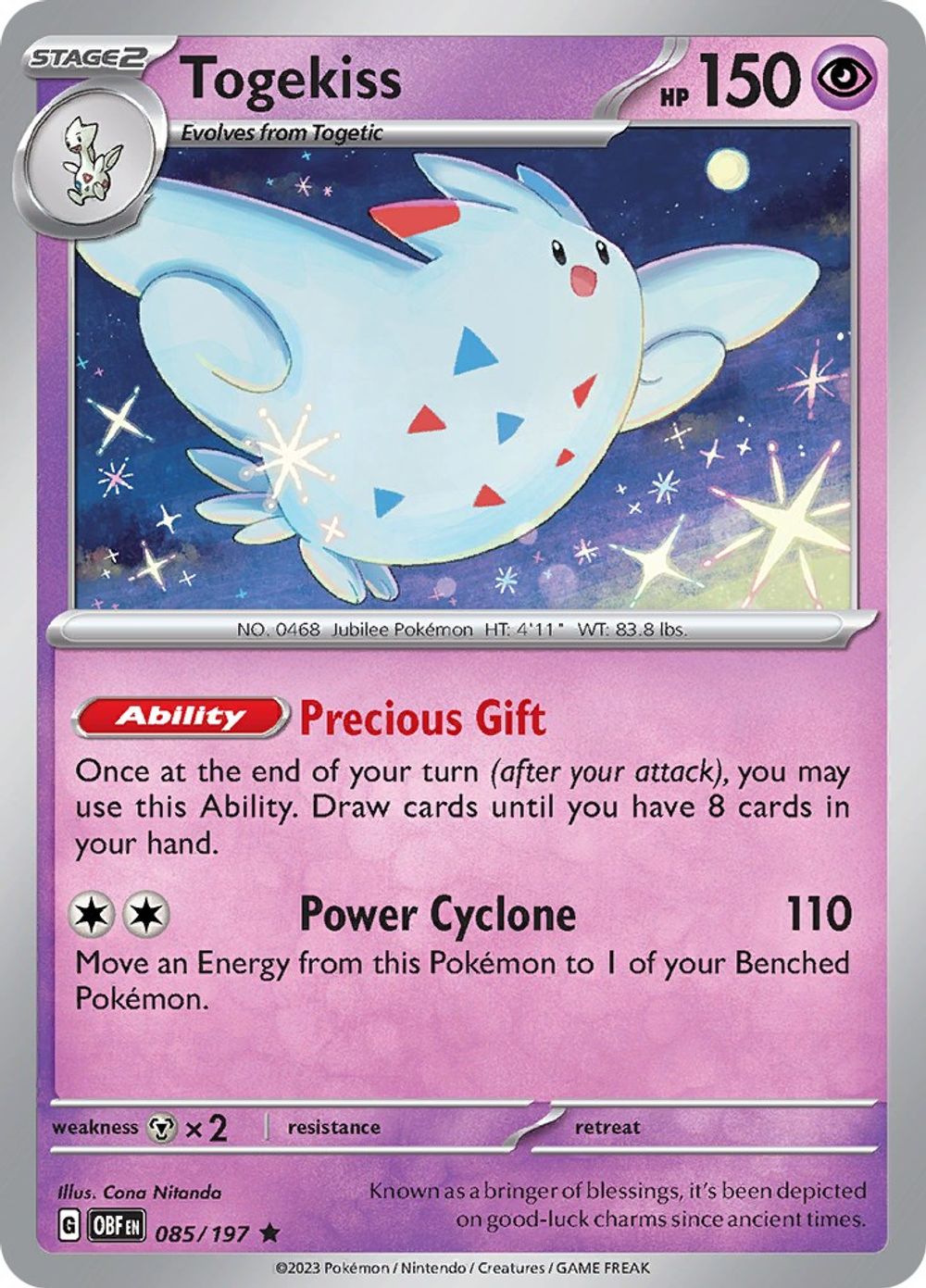 Togekiss — SV03: Obsidian Flames