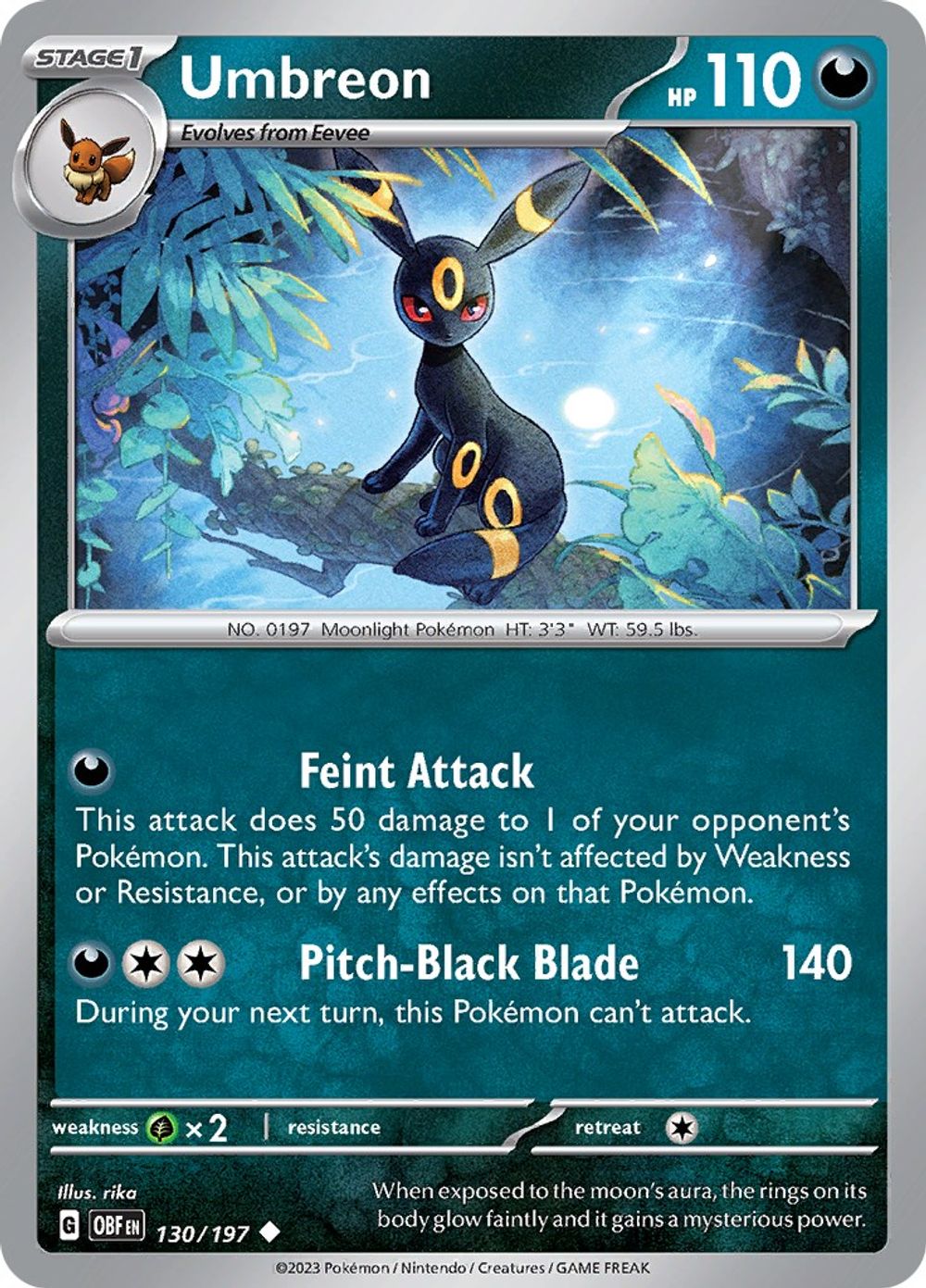 Umbreon — SV03: Obsidian Flames