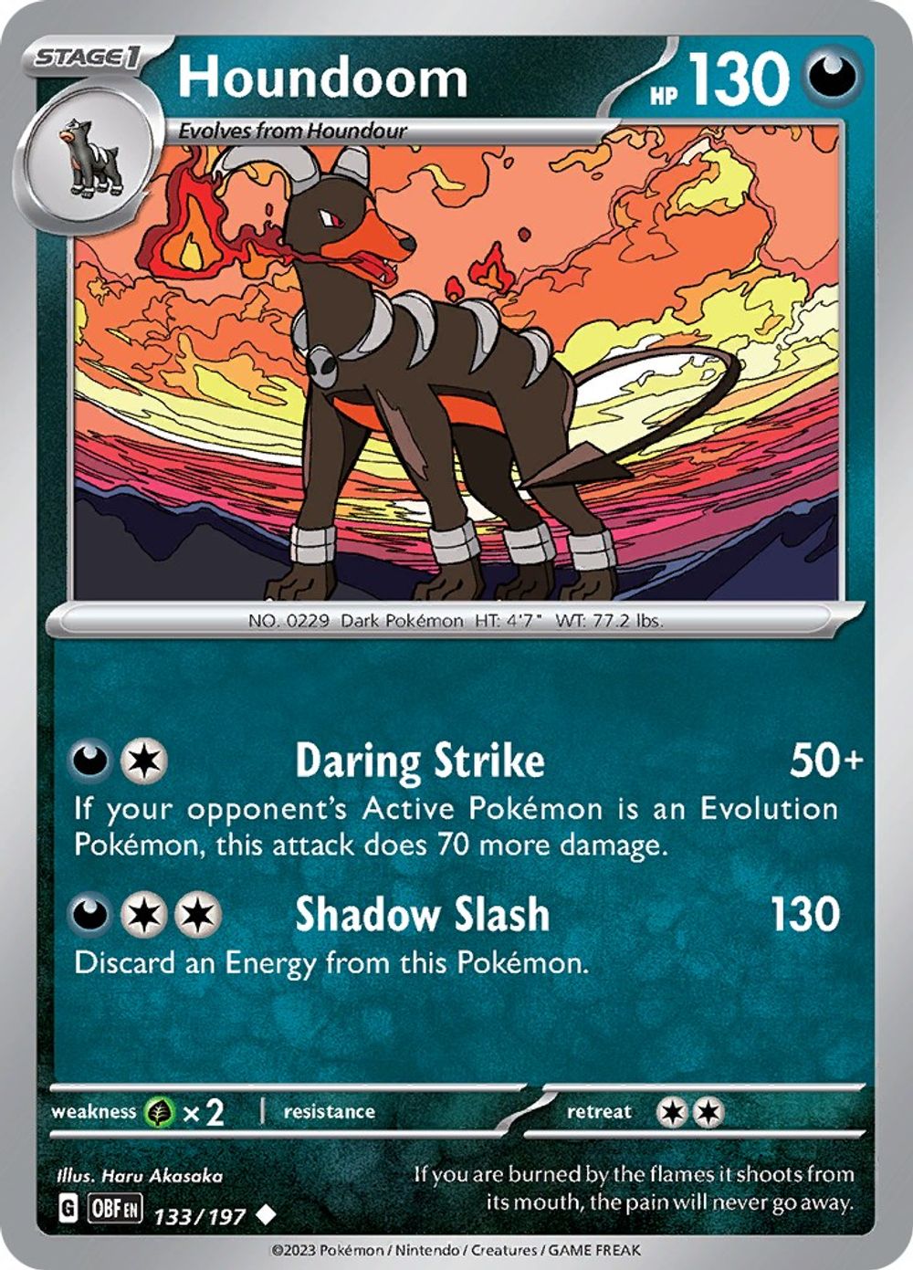 Houndoom — SV03: Obsidian Flames