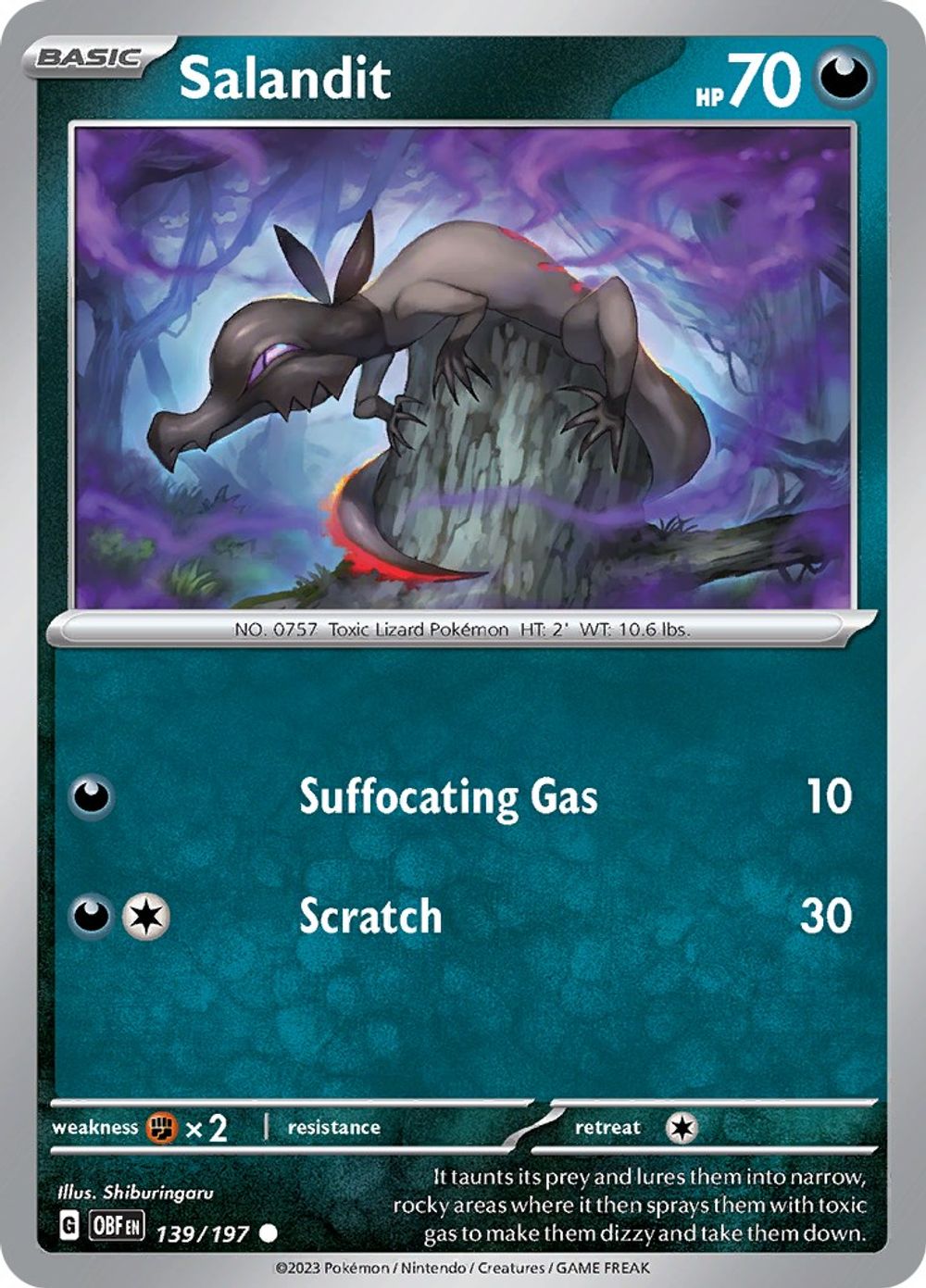 Salandit — SV03: Obsidian Flames