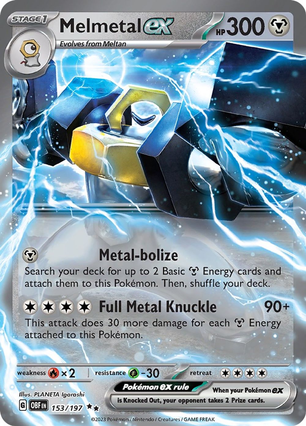 Melmetal ex — SV03: Obsidian Flames