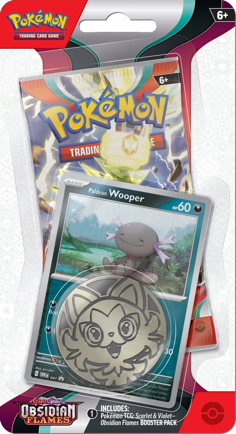Obsidian Flames Single Pack Blister [Paldean Wooper] — SV03: Obsidian Flames