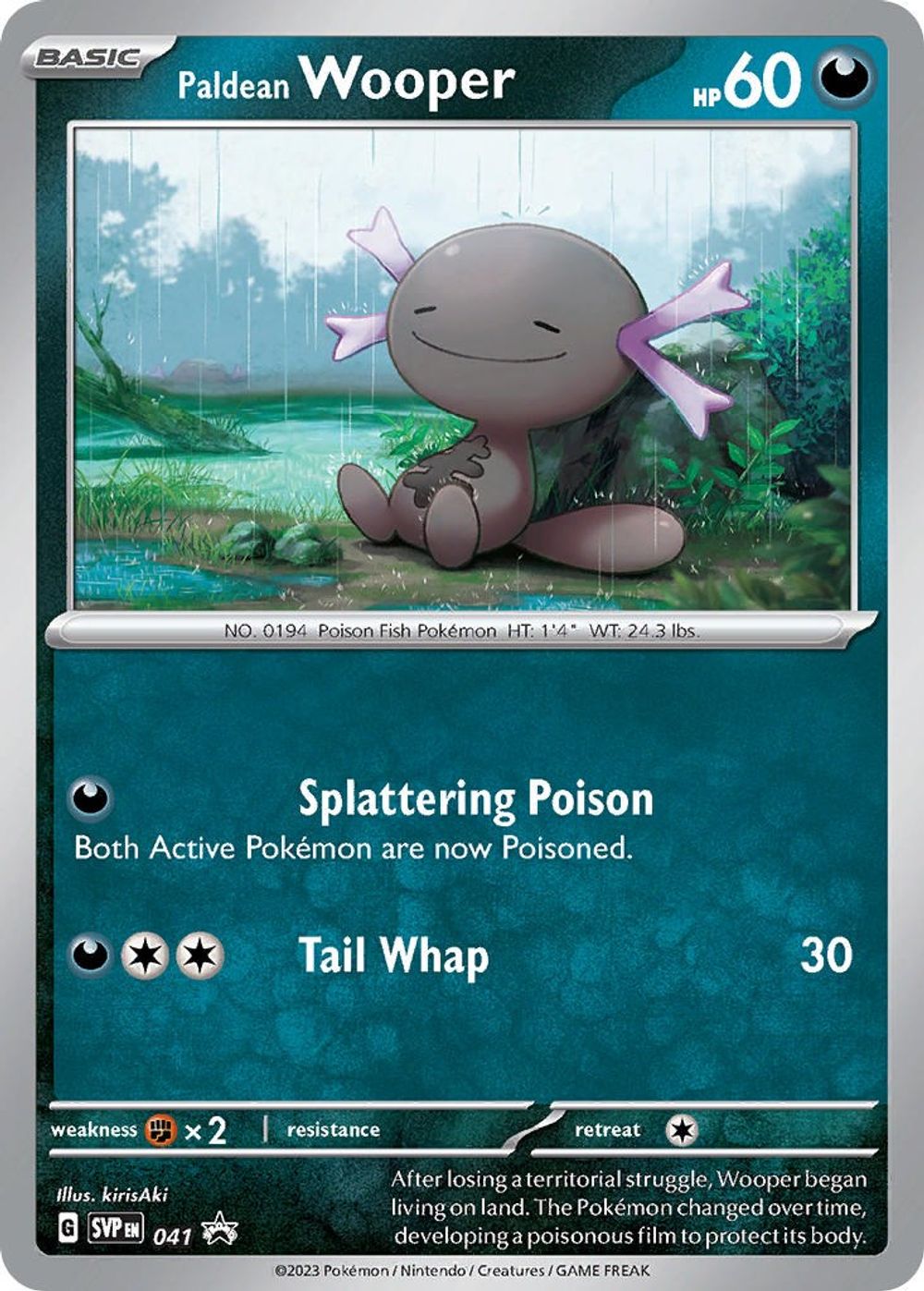 Paldean Wooper - 041 — SV: Scarlet & Violet Promo Cards
