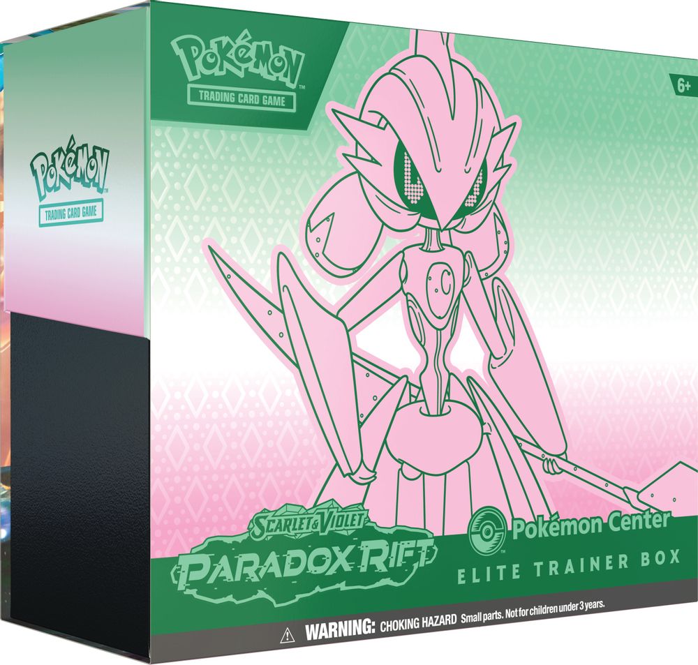 Paradox Rift Pokemon Center Elite Trainer Box (Exclusive) [Iron Valiant] — SV04: Paradox Rift