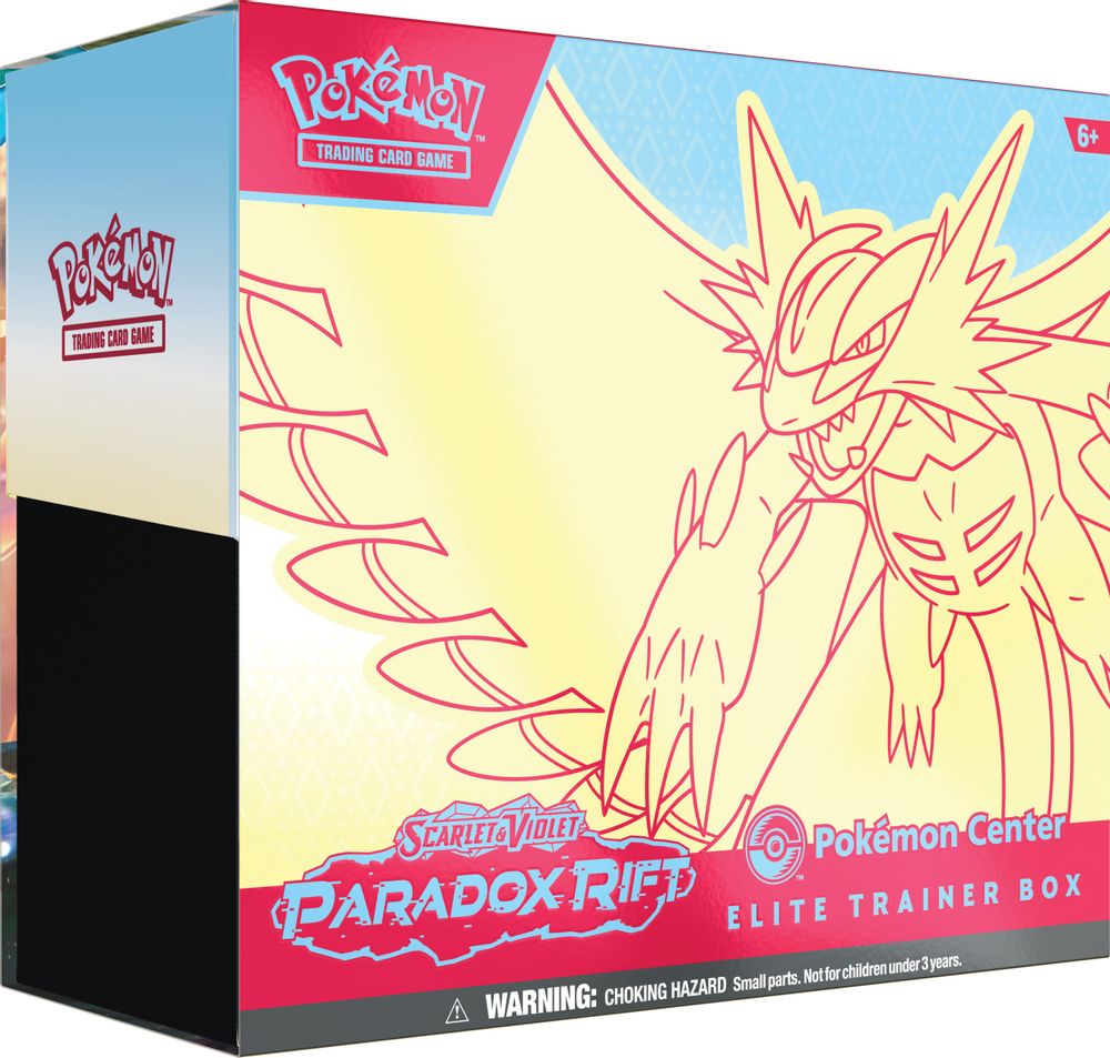 Paradox Rift Pokemon Center Elite Trainer Box (Exclusive) [Roaring Moon] — SV04: Paradox Rift