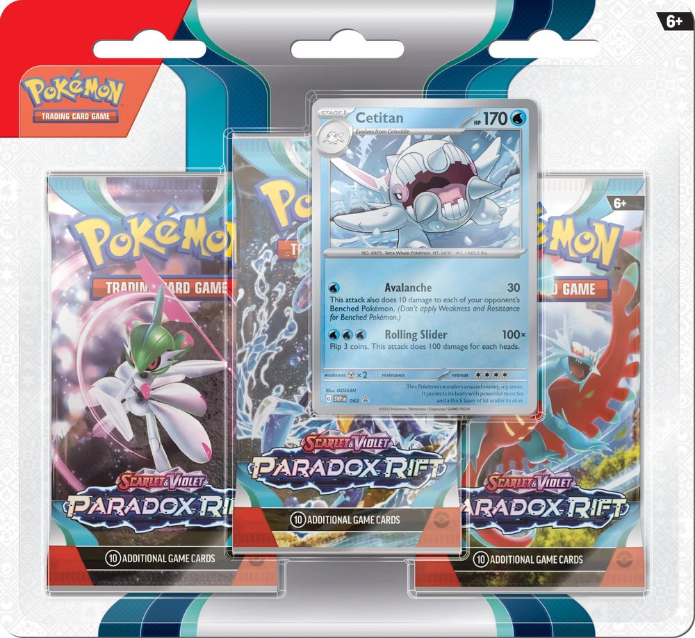 Paradox Rift 3 Pack Blister [Cetitan] — SV04: Paradox Rift