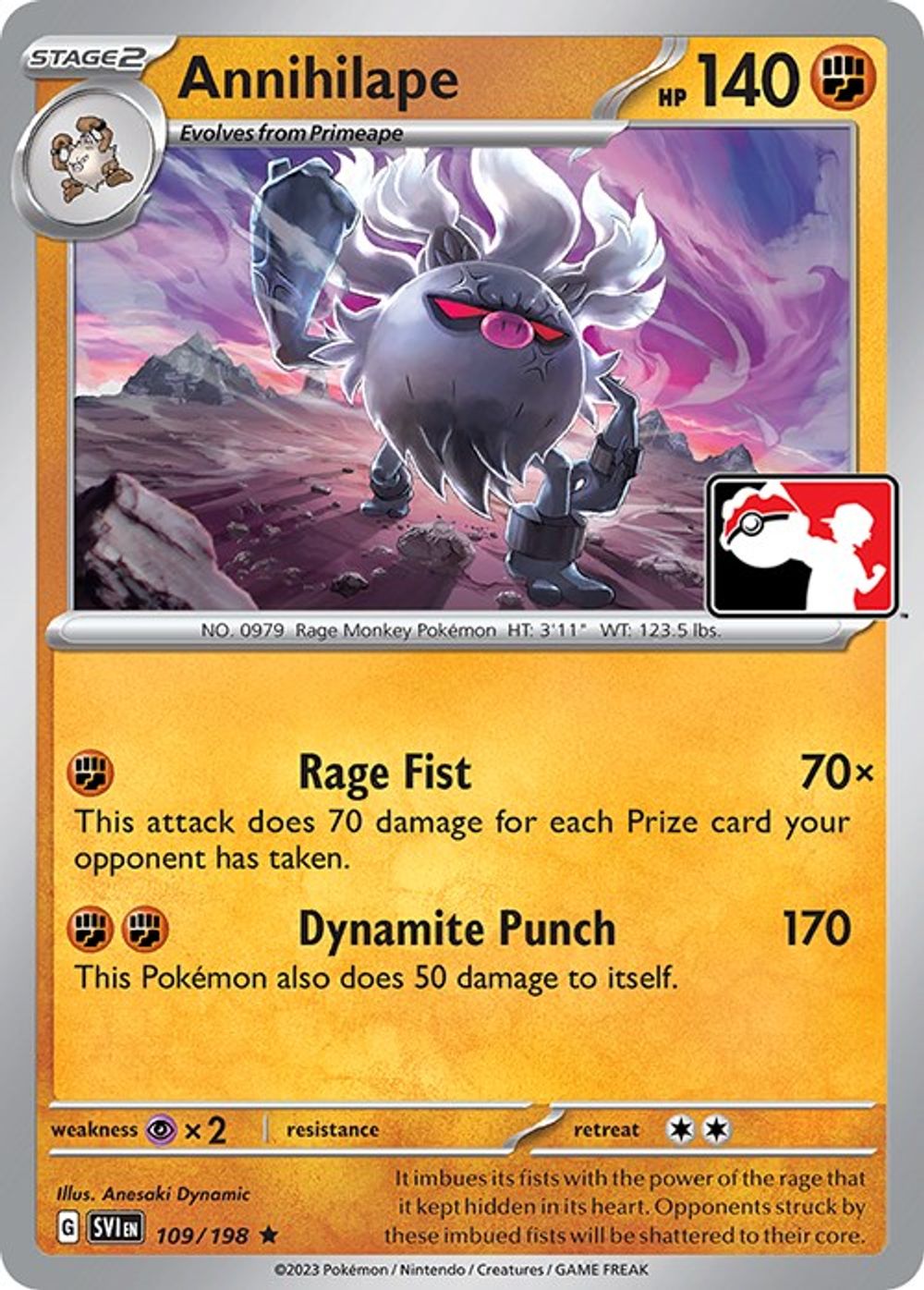Annihilape — Prize Pack Series Cards