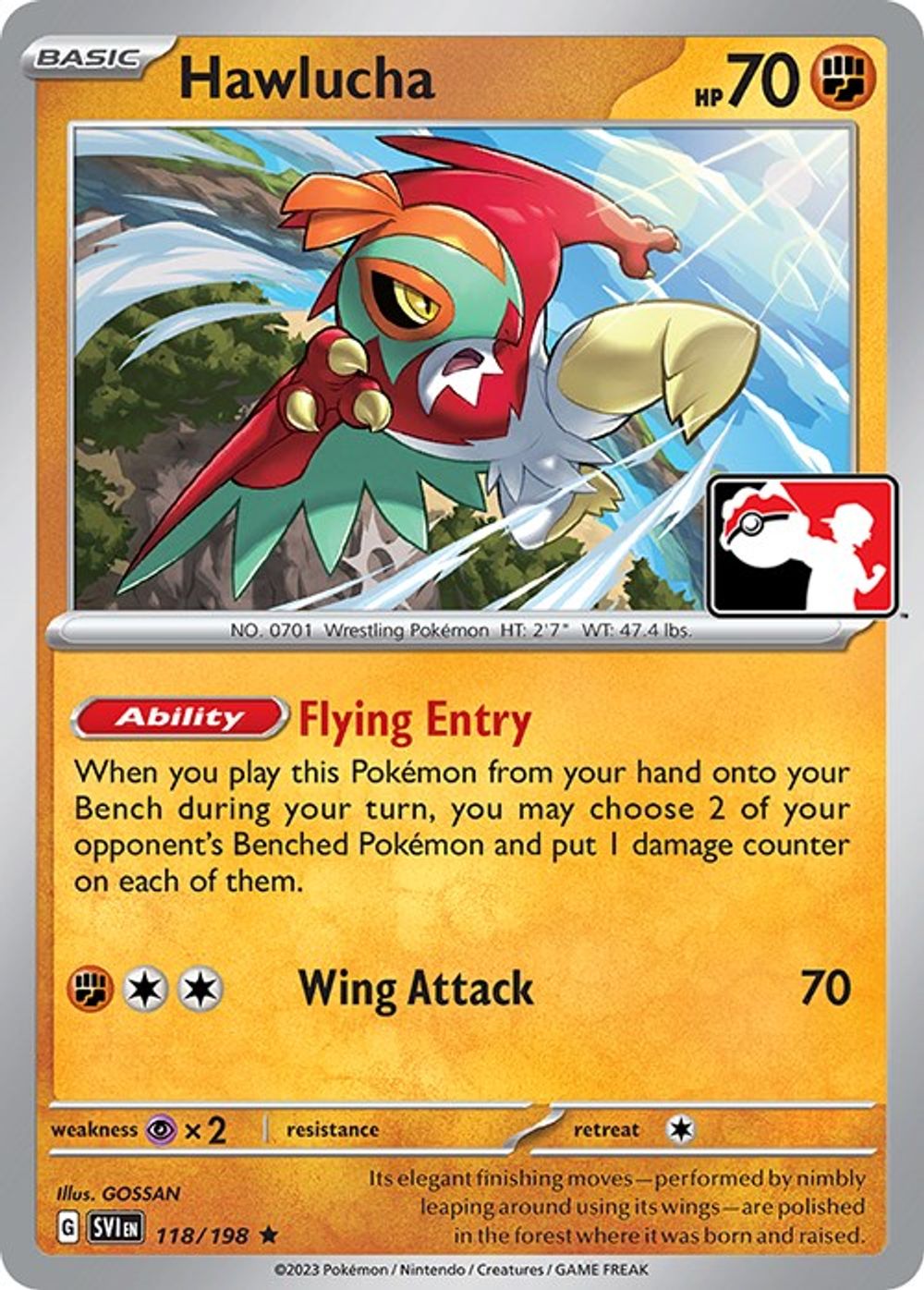 Hawlucha — Prize Pack Series Cards