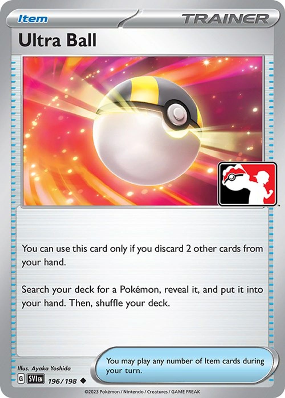 Ultra Ball - 196/198 — Prize Pack Series Cards