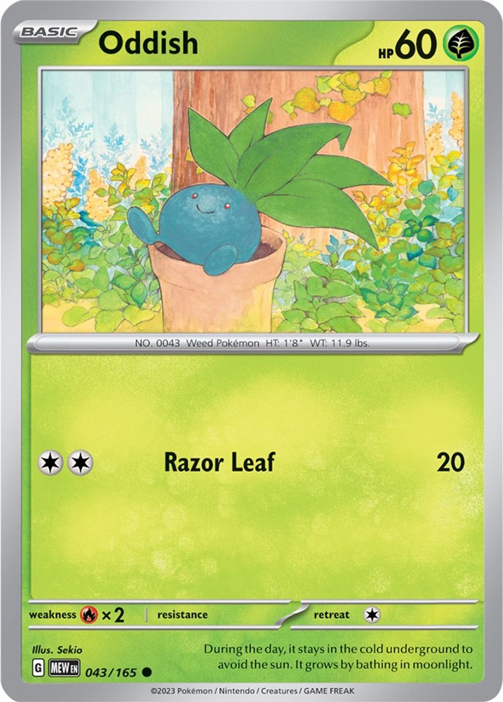 Oddish — SV: Scarlet & Violet 151