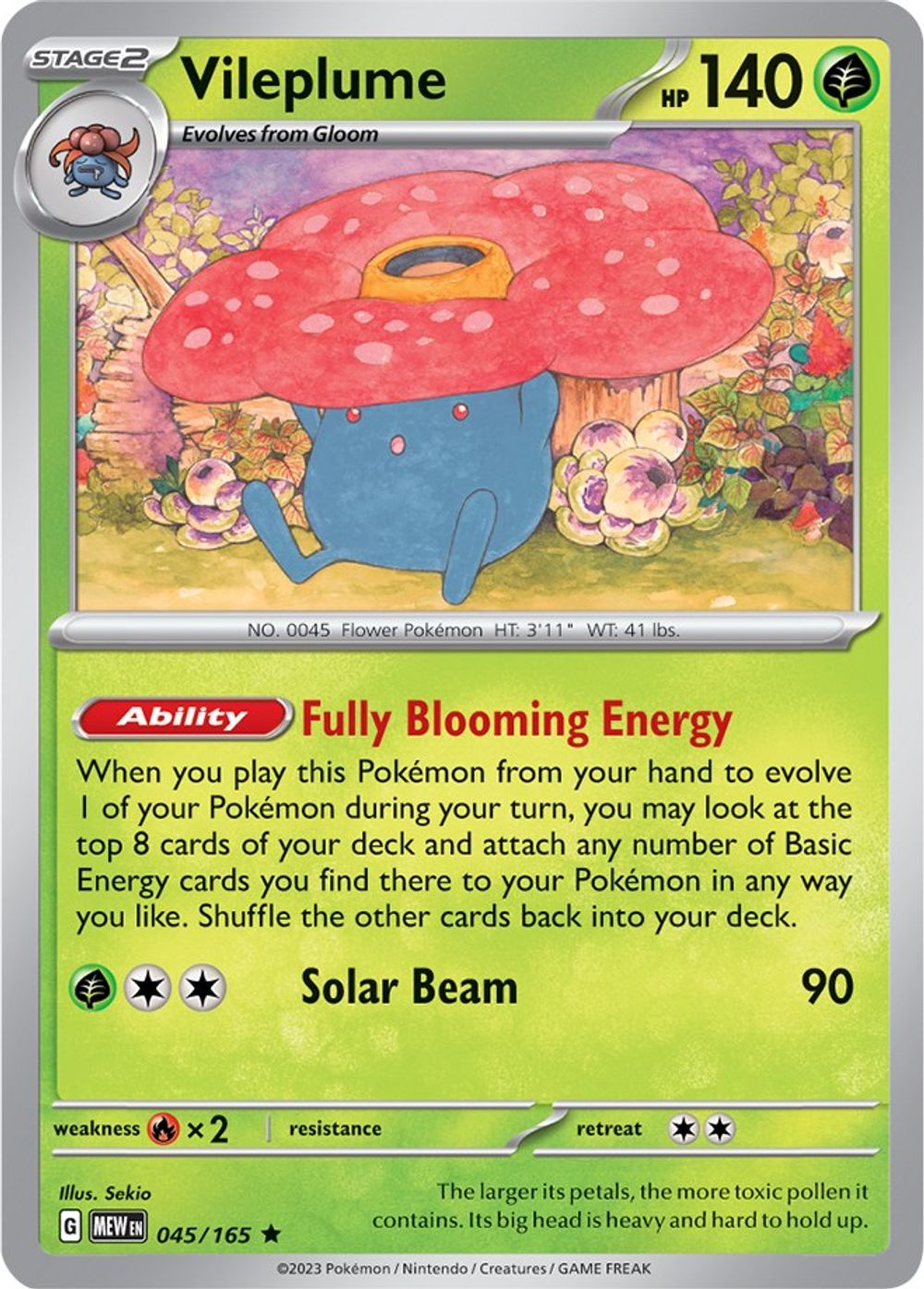 Vileplume — SV: Scarlet & Violet 151