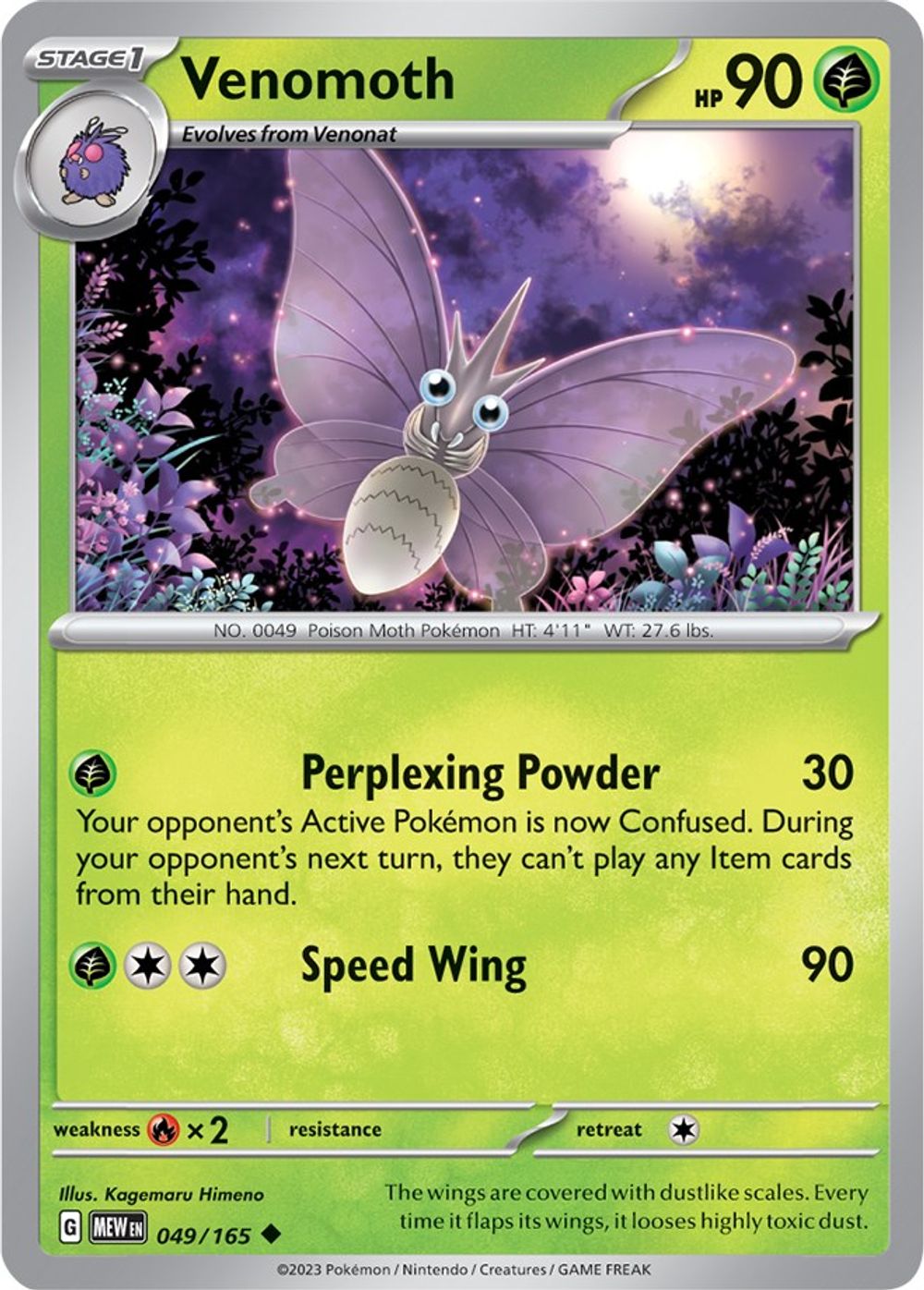 Venomoth — SV: Scarlet & Violet 151
