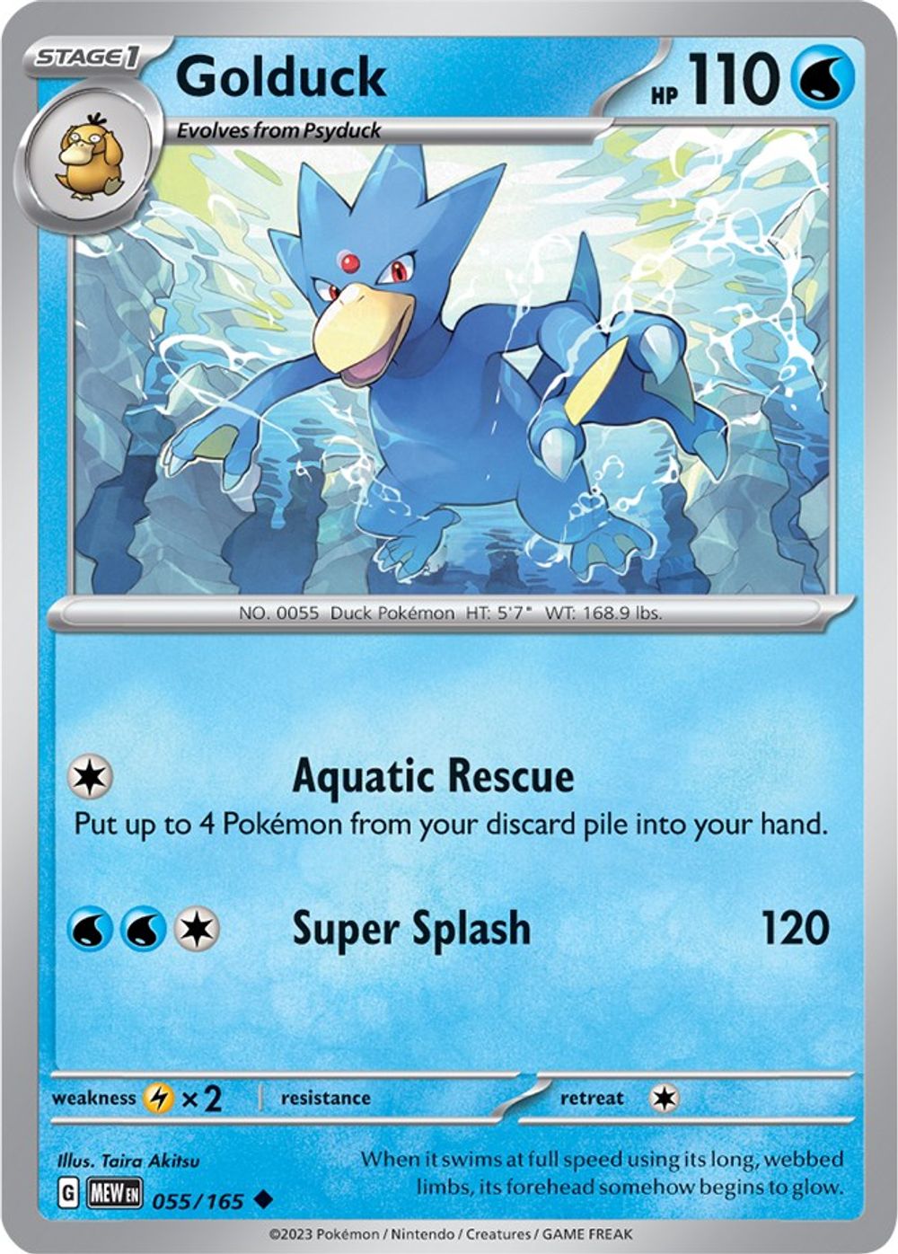 Golduck — SV: Scarlet & Violet 151