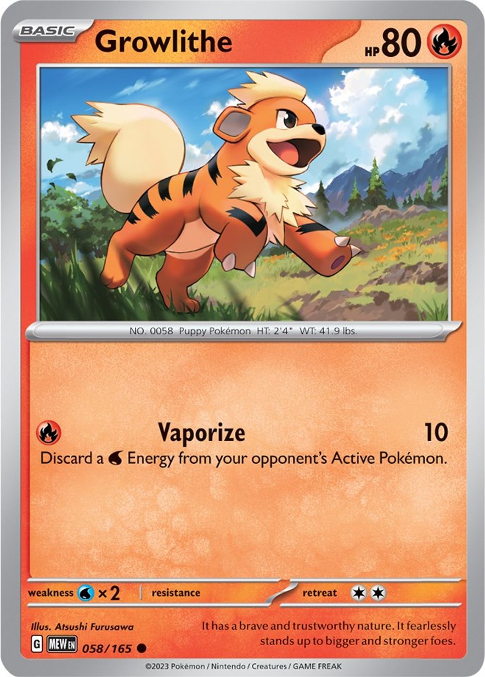 Growlithe — SV: Scarlet & Violet 151