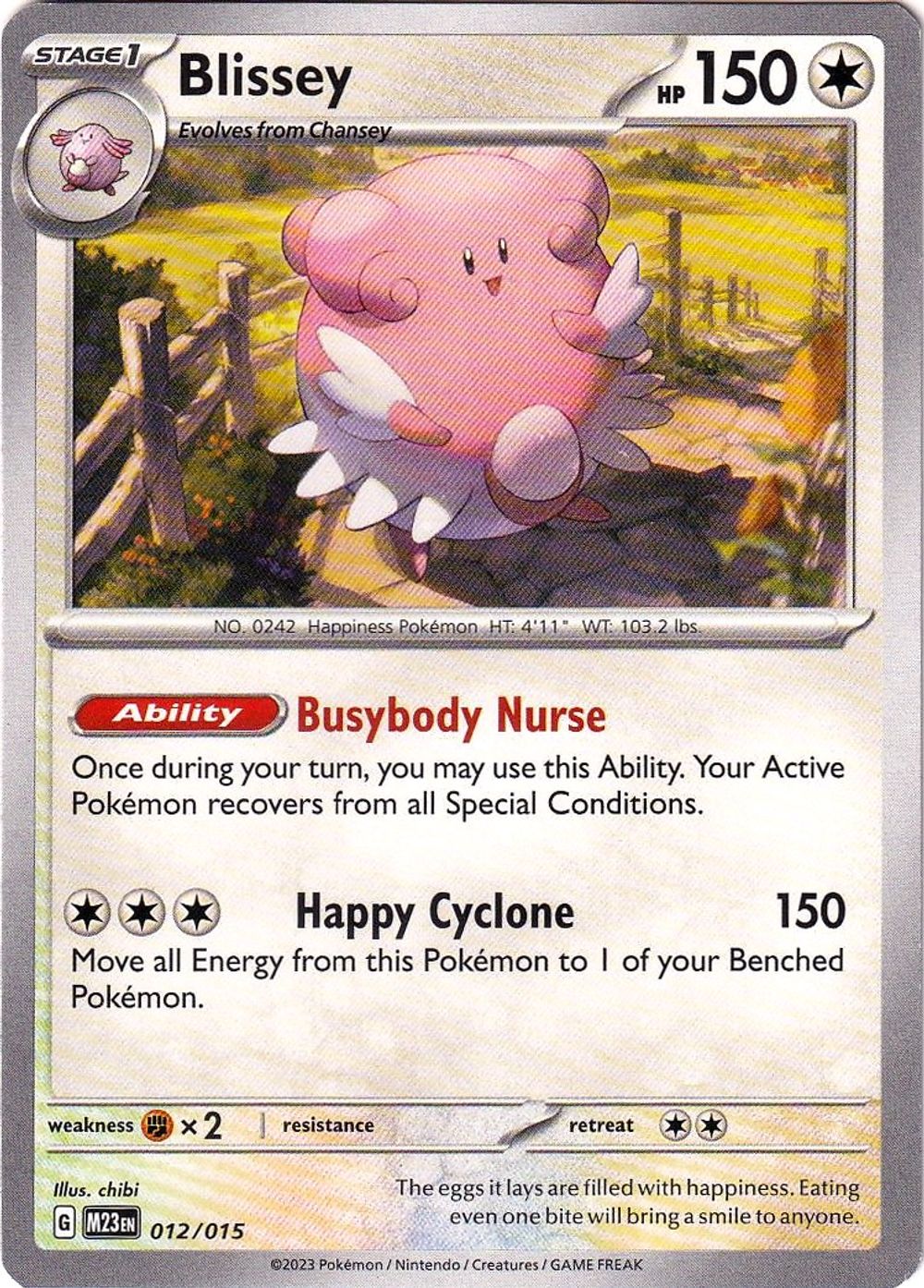 Blissey — McDonald's Promos 2023