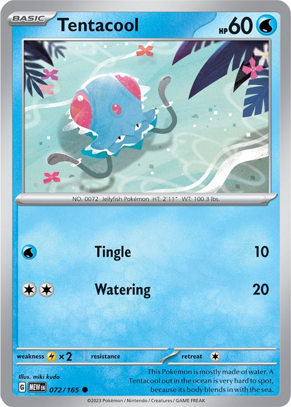 Tentacool — SV: Scarlet & Violet 151