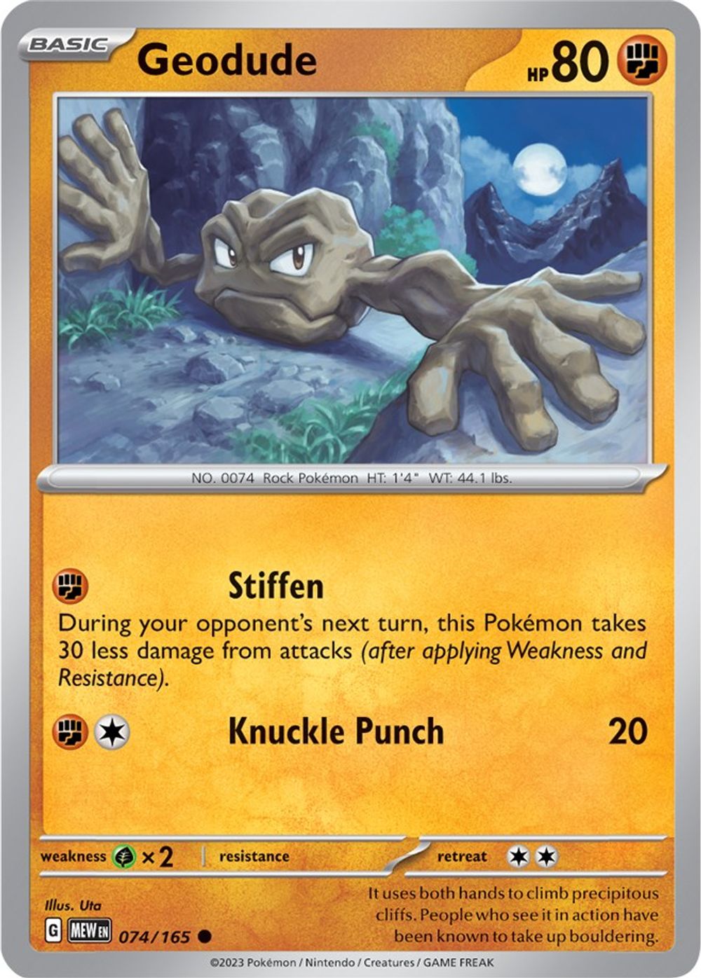 Geodude — SV: Scarlet & Violet 151