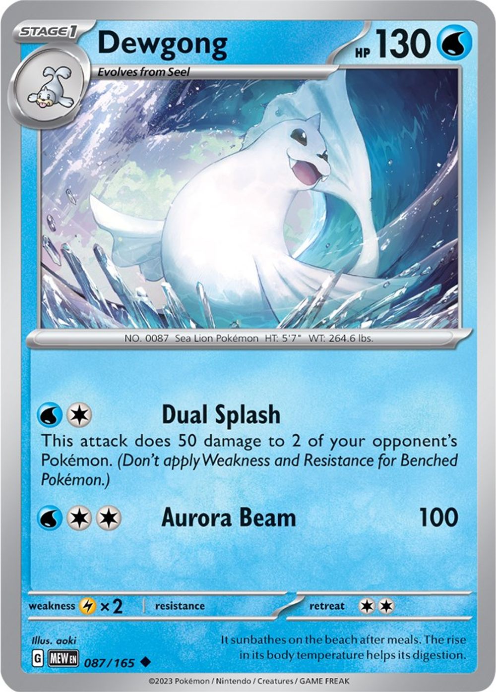 Dewgong — SV: Scarlet & Violet 151