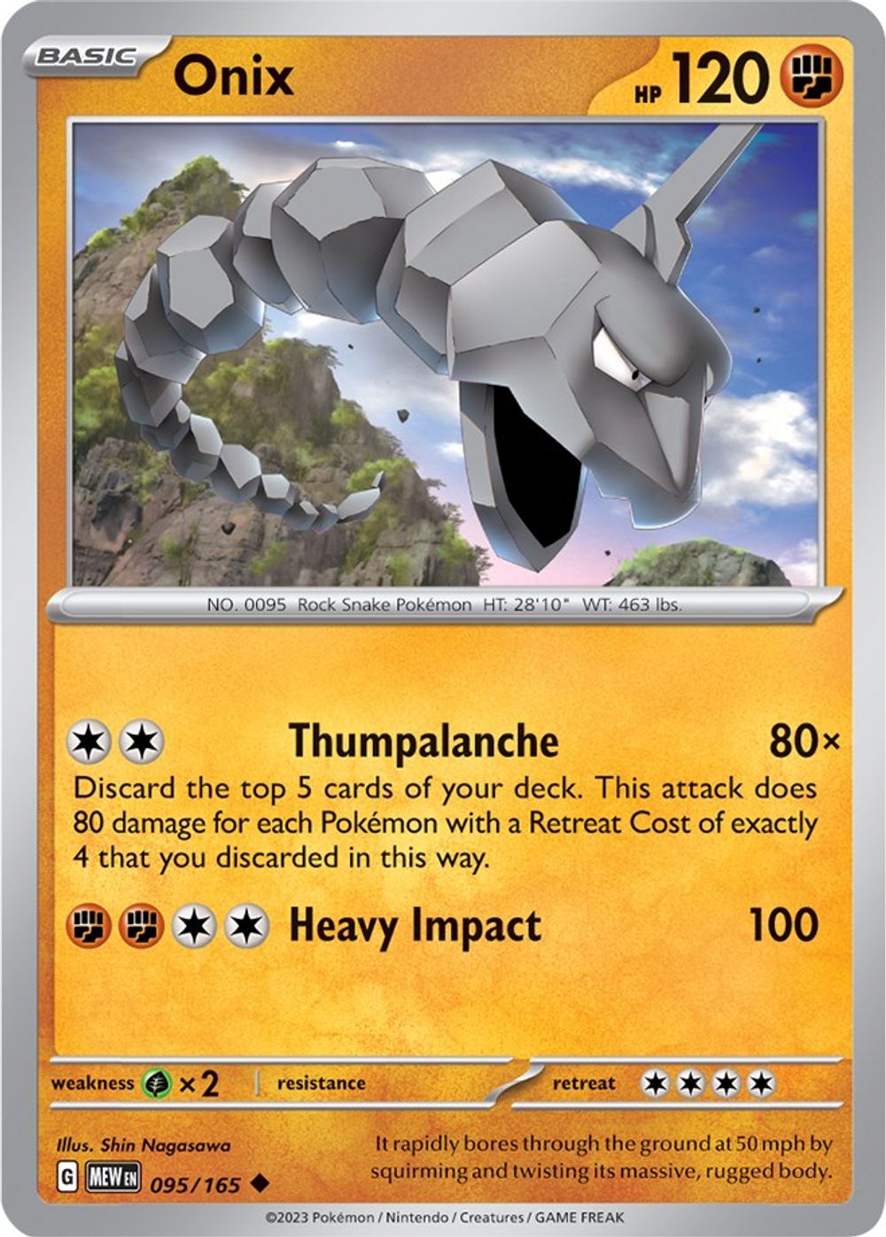 Onix — SV: Scarlet & Violet 151