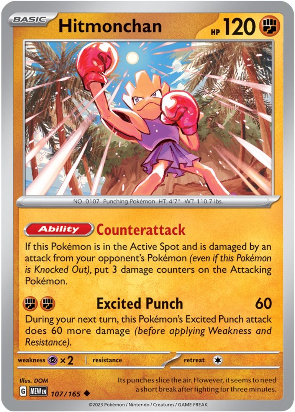 Hitmonchan — SV: Scarlet & Violet 151