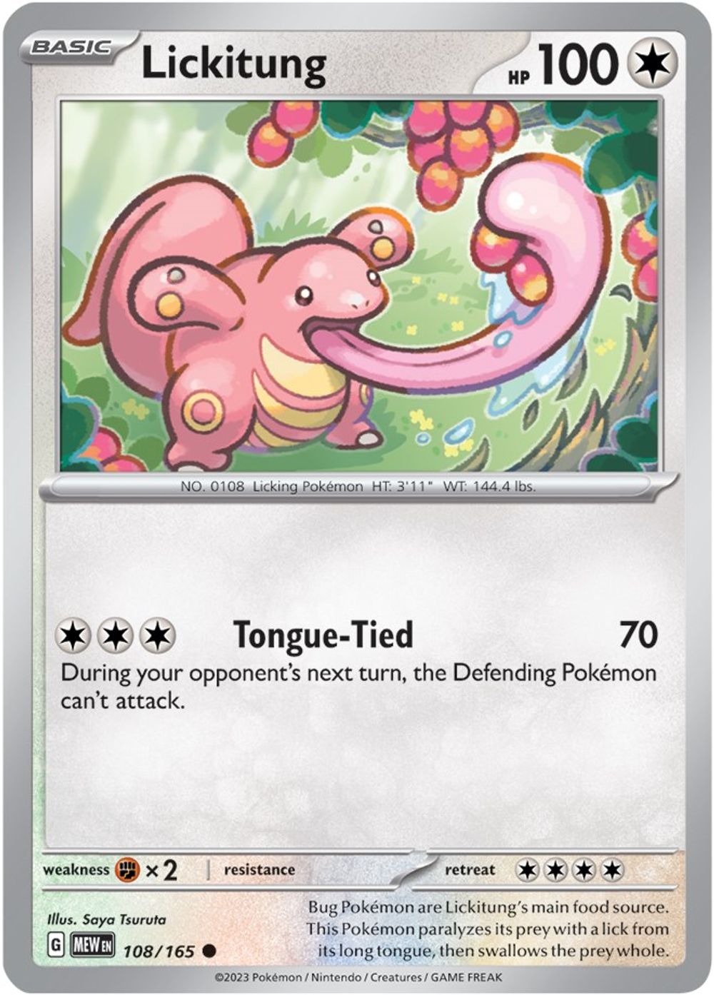 Lickitung — SV: Scarlet & Violet 151