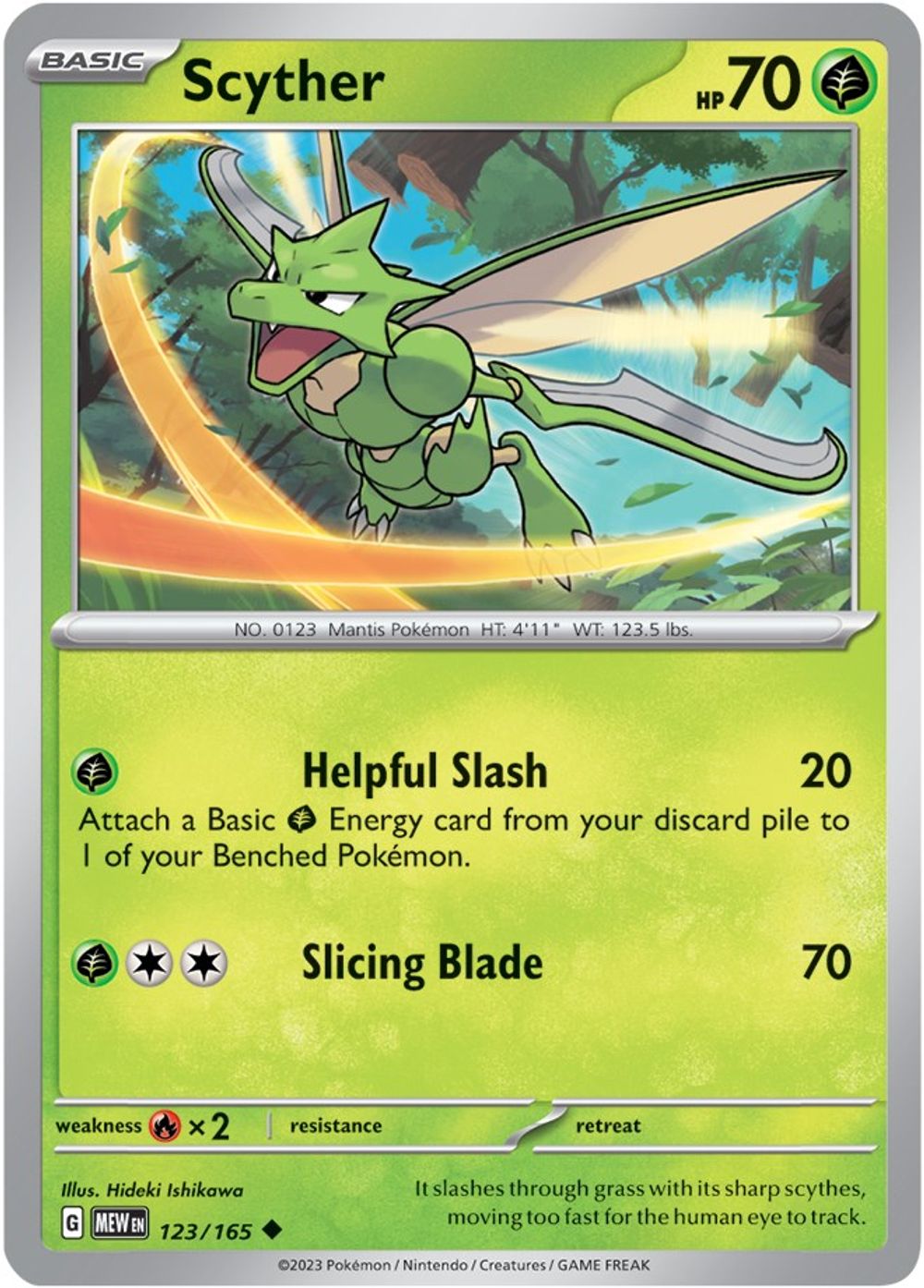 Scyther — SV: Scarlet & Violet 151