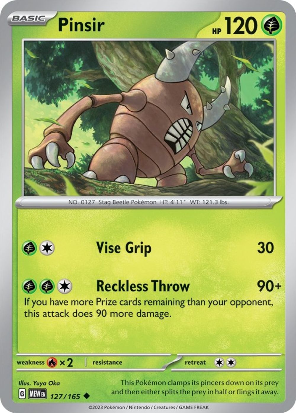 Pinsir — SV: Scarlet & Violet 151