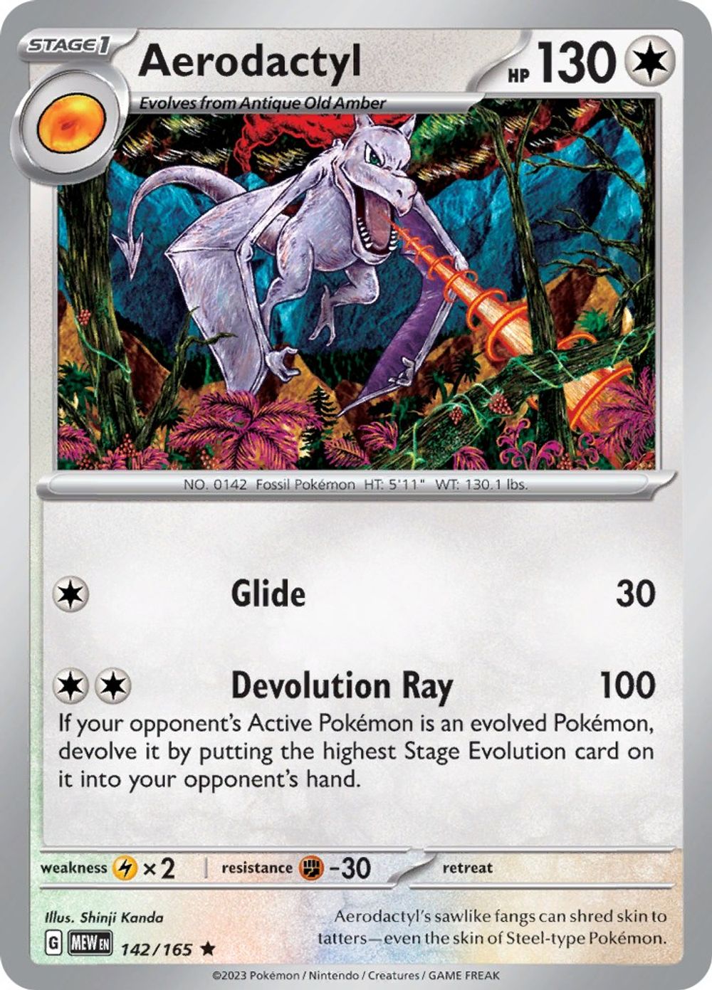 Aerodactyl — SV: Scarlet & Violet 151