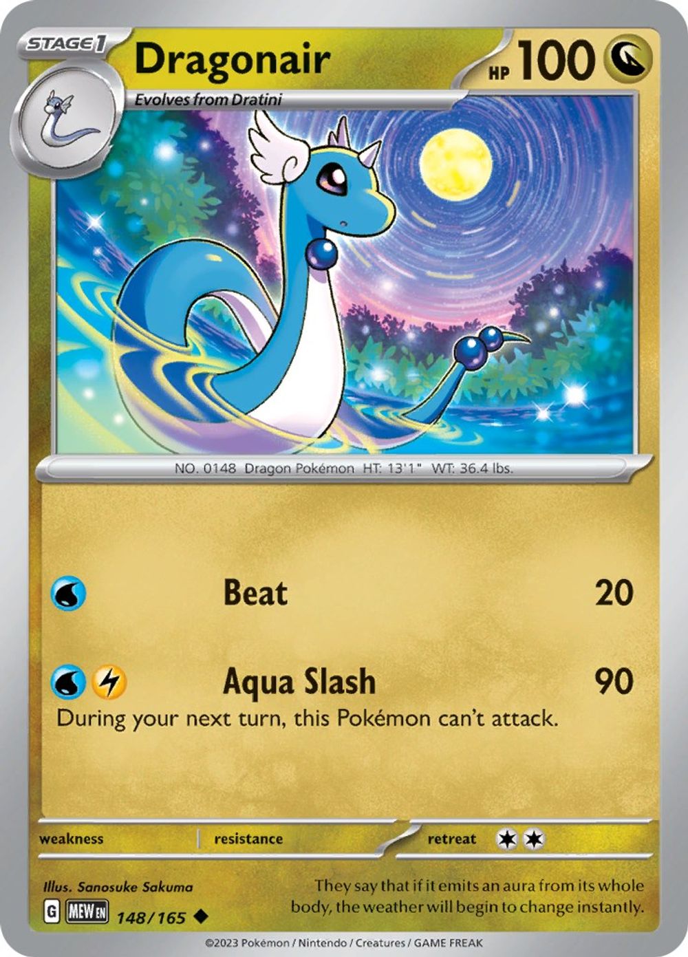 Dragonair - 148/165 — SV: Scarlet & Violet 151