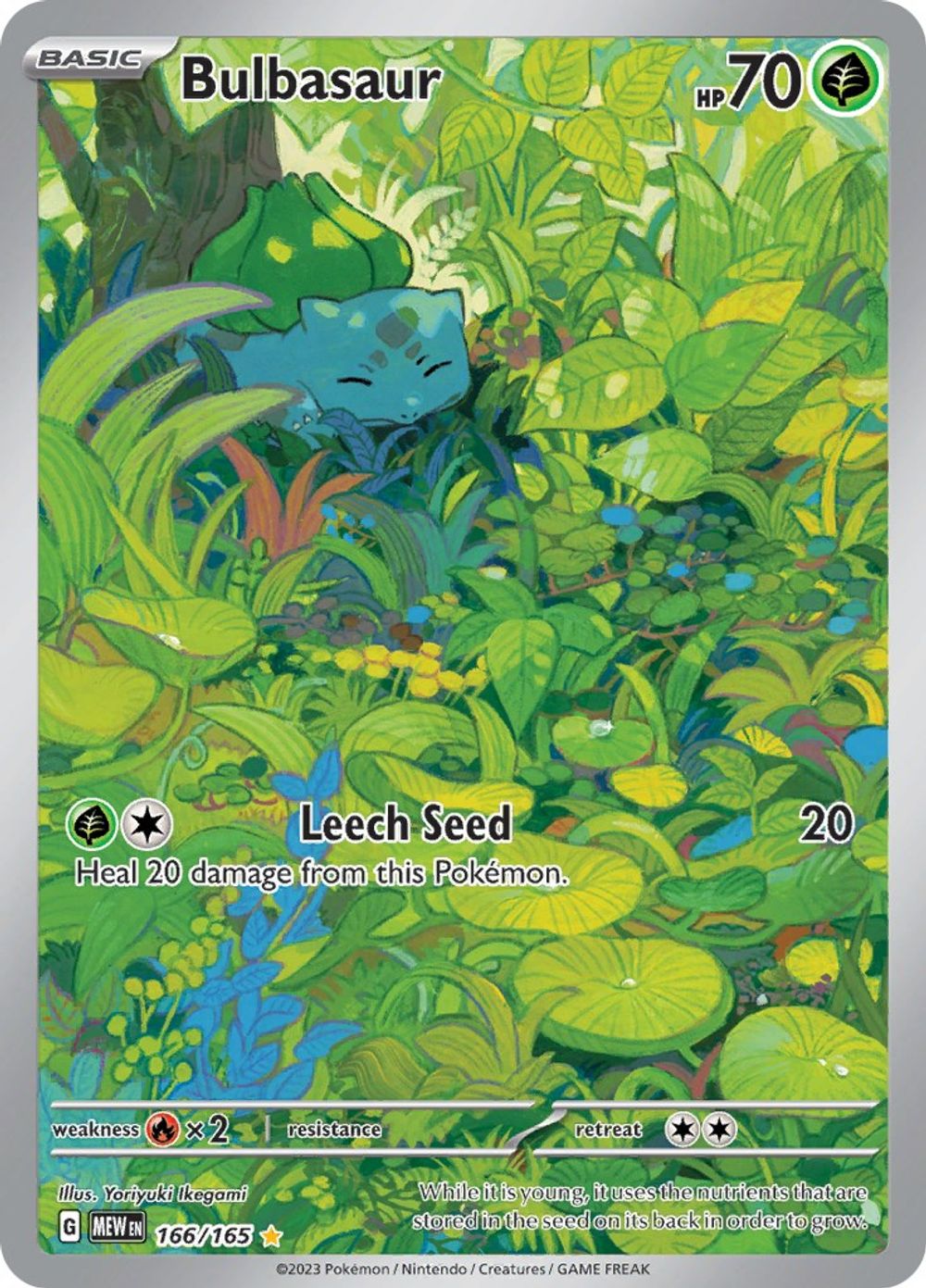 Bulbasaur - 166/165 — SV: Scarlet & Violet 151