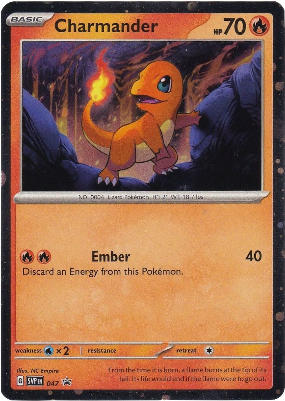 Charmander - 047 (Cosmos Holo) — SV: Scarlet & Violet Promo Cards