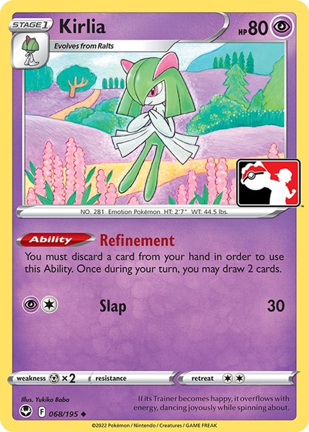 Kirlia — Prize Pack Series Cards