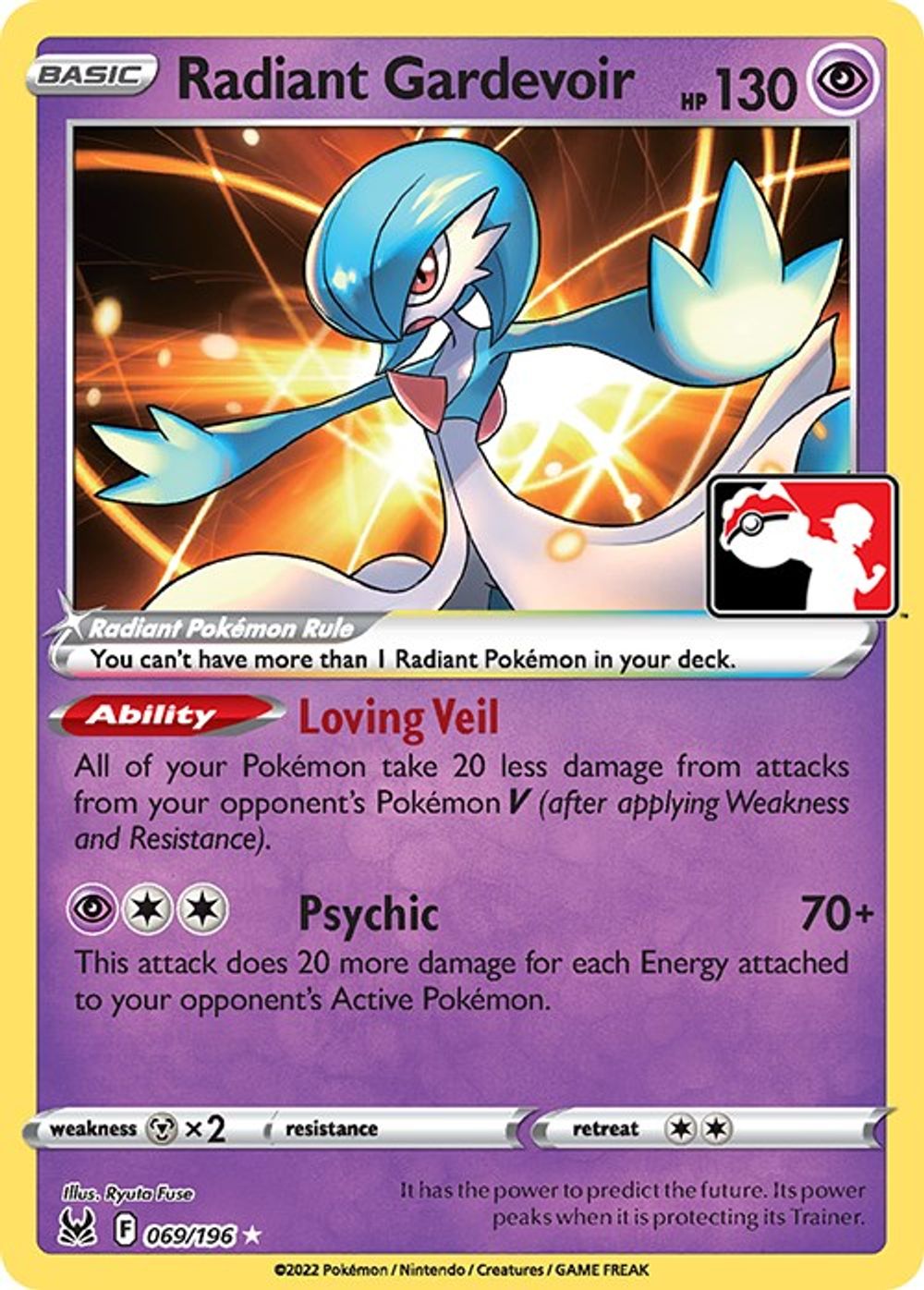 Radiant Gardevoir — Prize Pack Series Cards