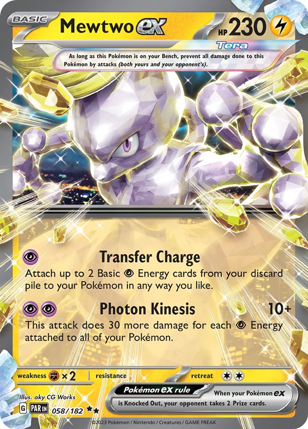 Mewtwo ex — SV04: Paradox Rift