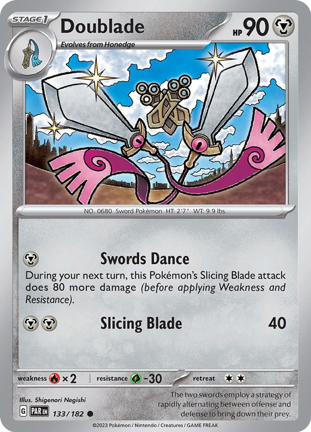Doublade - 133/182 — SV04: Paradox Rift