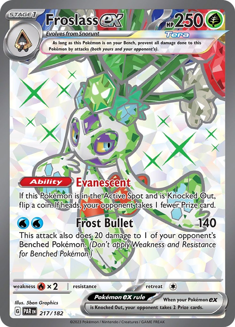 Froslass ex - 217/182 — SV04: Paradox Rift