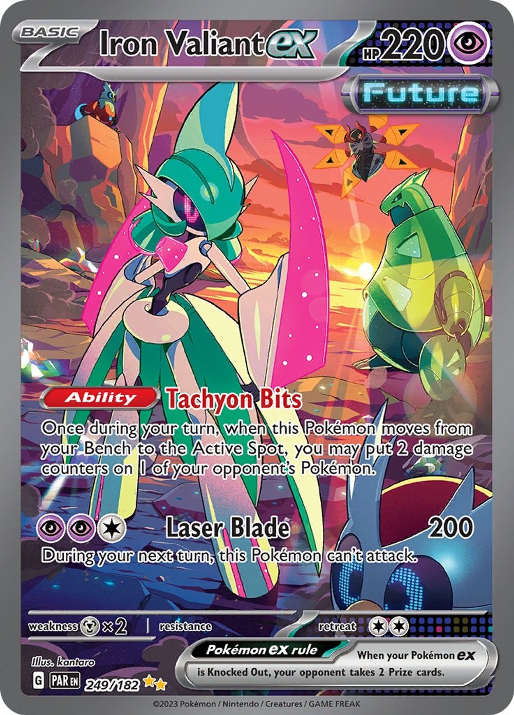 Iron Valiant ex - 249/182 — SV04: Paradox Rift