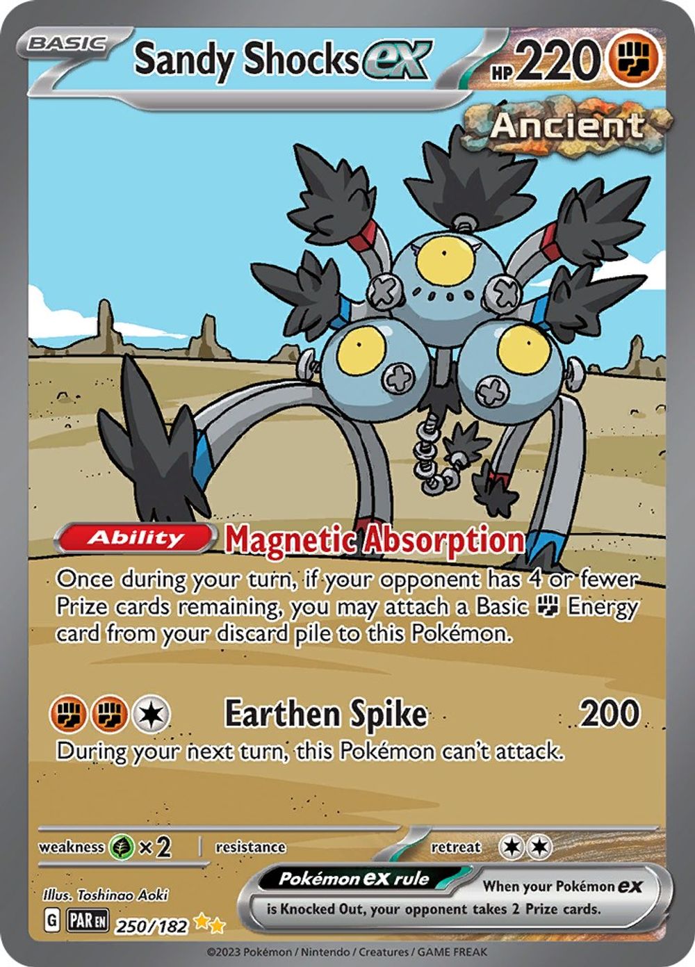 Sandy Shocks ex - 250/182 — SV04: Paradox Rift